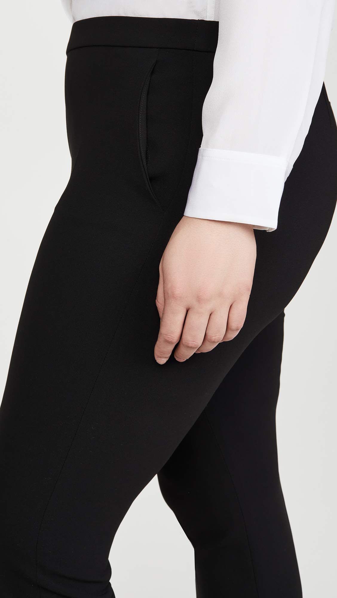 Theory Women's Treeca Pull-On Professional Pants - Comfortable Stretch Work Pants for Office, Business Travel & Casual Wear