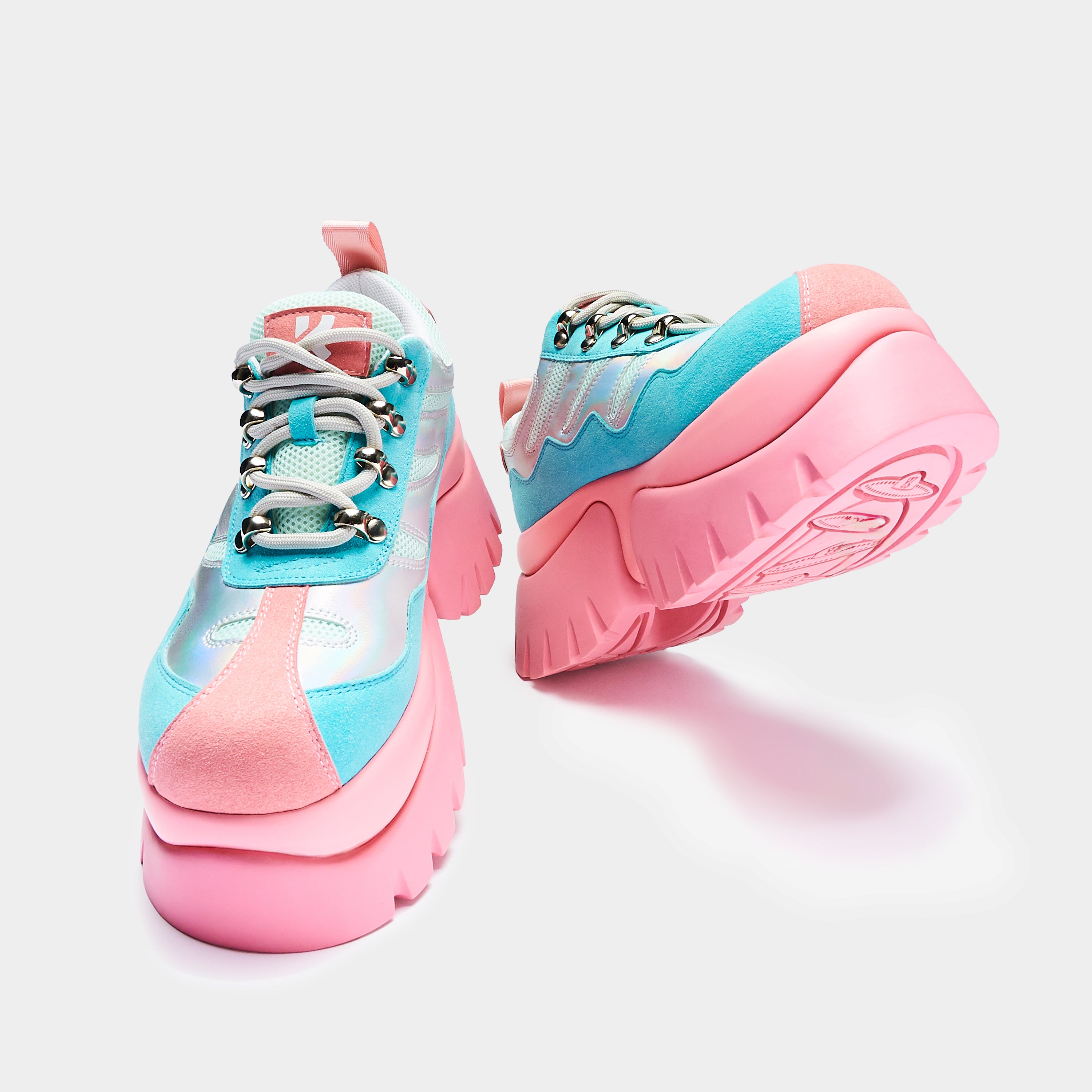 Infinity Zone Chunky Sneakers for Women - Trendy Pink Platform Shoes for Casual Wear, Street Style & Everyday Comfort
