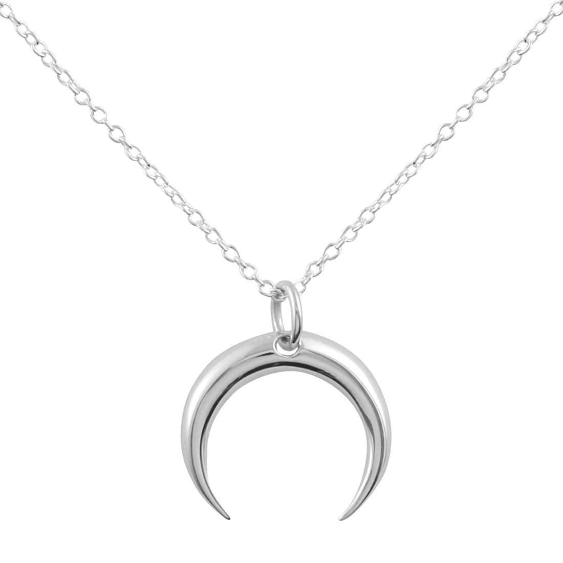 Crescent Moon Necklace - Elegant Silver Moon Pendant for Women | Perfect Gift for Birthday, Anniversary & Valentine's Day | Boho Chic Jewelry for Everyday Wear & Special Occasions