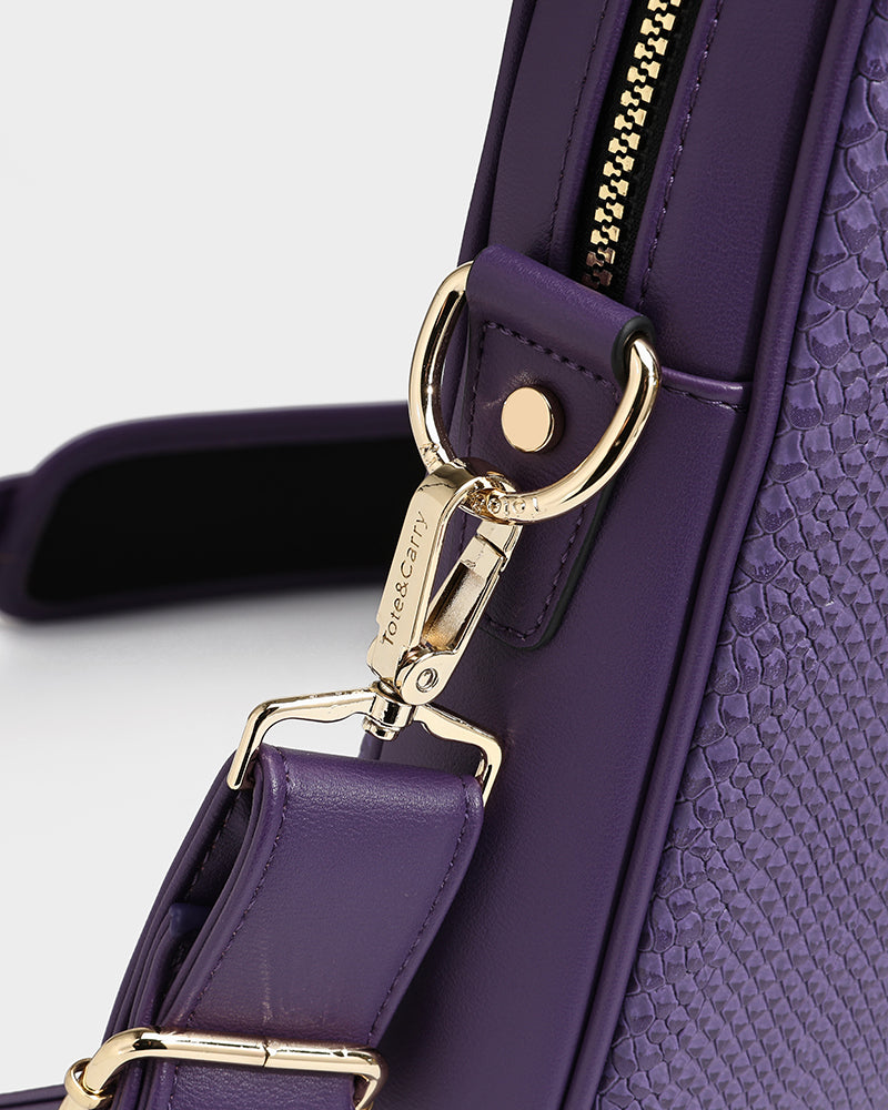 Stylish Apollo 1 Purple Laptop Bag for Men & Women - Perfect for Work, Travel & College | Durable 15.6 Inch Laptop Backpack with USB Charging Port