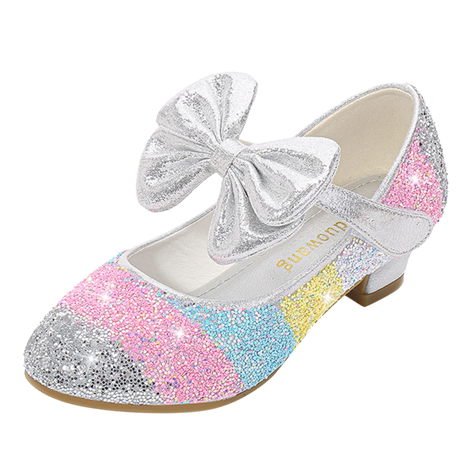 **Sparkly Toddler Sandals for Girls - Sequin Rhinestone Bow Baby Princess Shoes for Summer, Dance & Party - Pearl Bling Kids Sandals for Infants & Toddlers (Single Shoe)**    *Perfect for birthday parties, dance recitals, beach outings, and special occasions!*