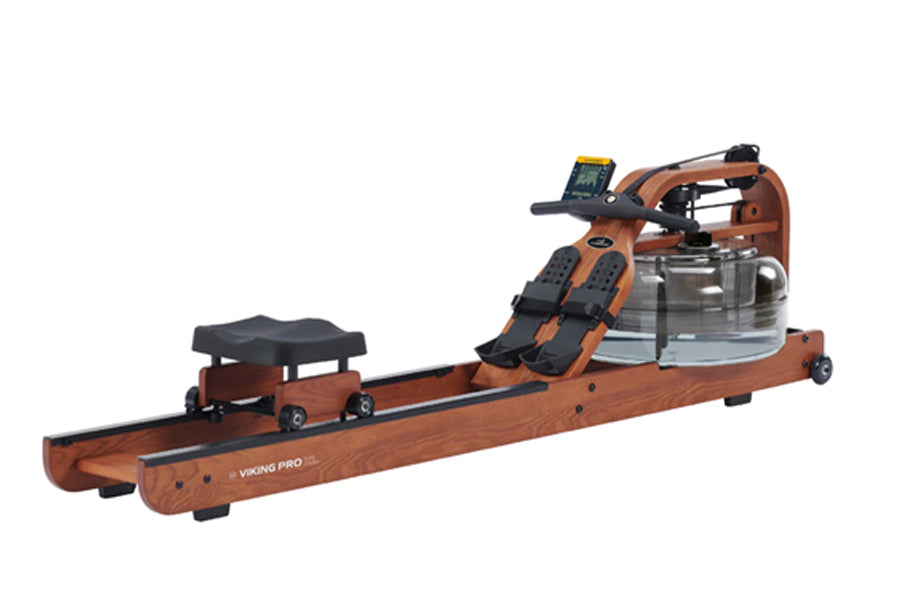 FluidRower Viking Pro XL Brown Rowing Machine - Premium Home Gym Equipment for Cardio & Full Body Workout | Perfect for Indoor Fitness, Weight Loss & Cross Training