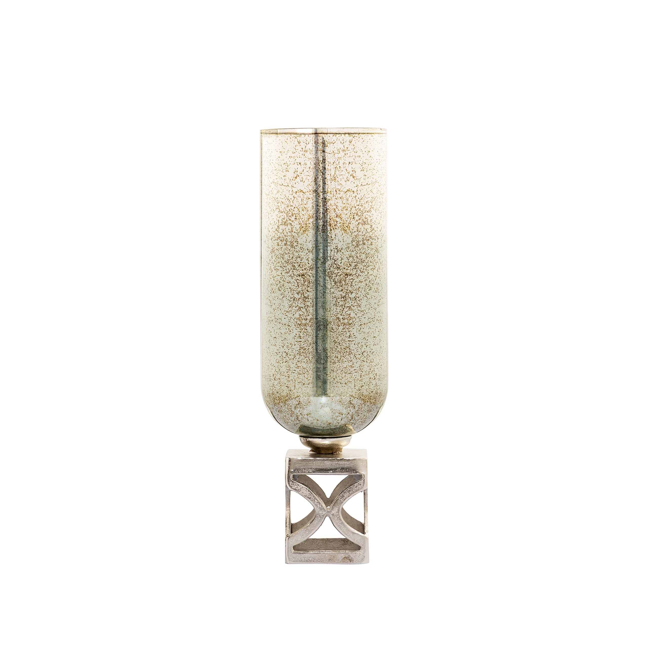 Elk Home H0807-8729 Opal Glass Vase - Medium Size Decorative Flower Vase for Home Decor, Wedding Centerpiece, and Dining Table Decorations