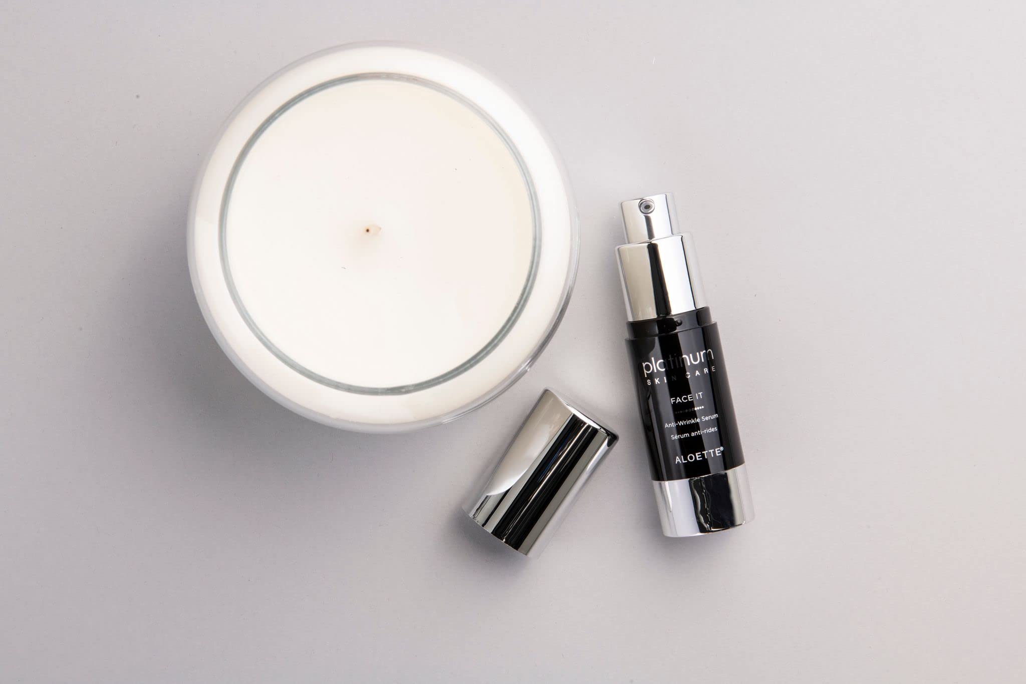 ALOETTE FACE IT Anti-Wrinkle Serum for Women - Hydrating & Firming Facial Treatment - Reduce Fine Lines & Wrinkles - Day & Night Use for Youthful Skin