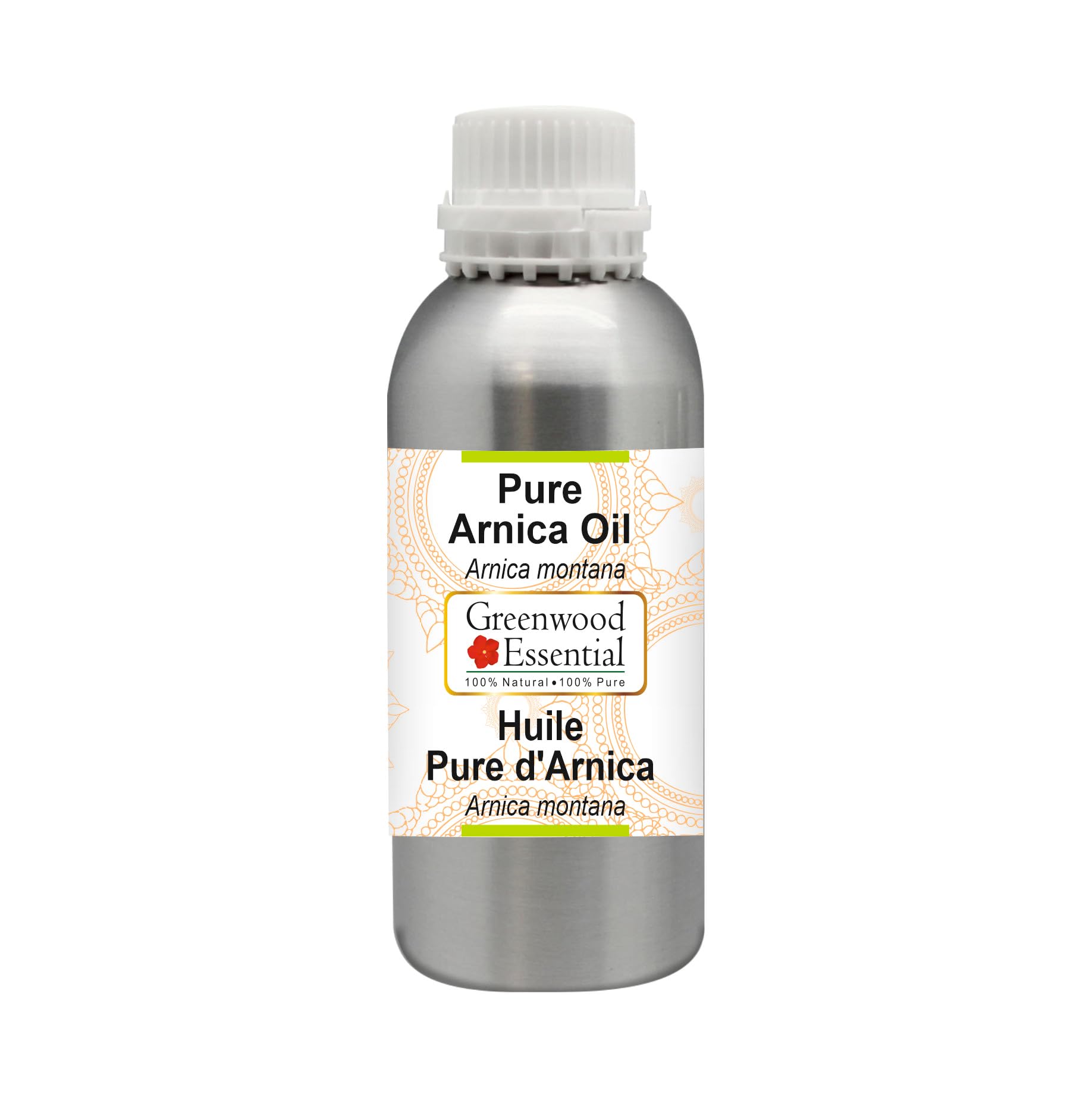 Pure Arnica Oil (Arnica Montana) - Premium Therapeutic Grade for Hair Growth, Skin Care & Aromatherapy - 1250ml (42.2 oz) - Natural Pain Relief, Bruise Healing & Massage Oil for Relaxation