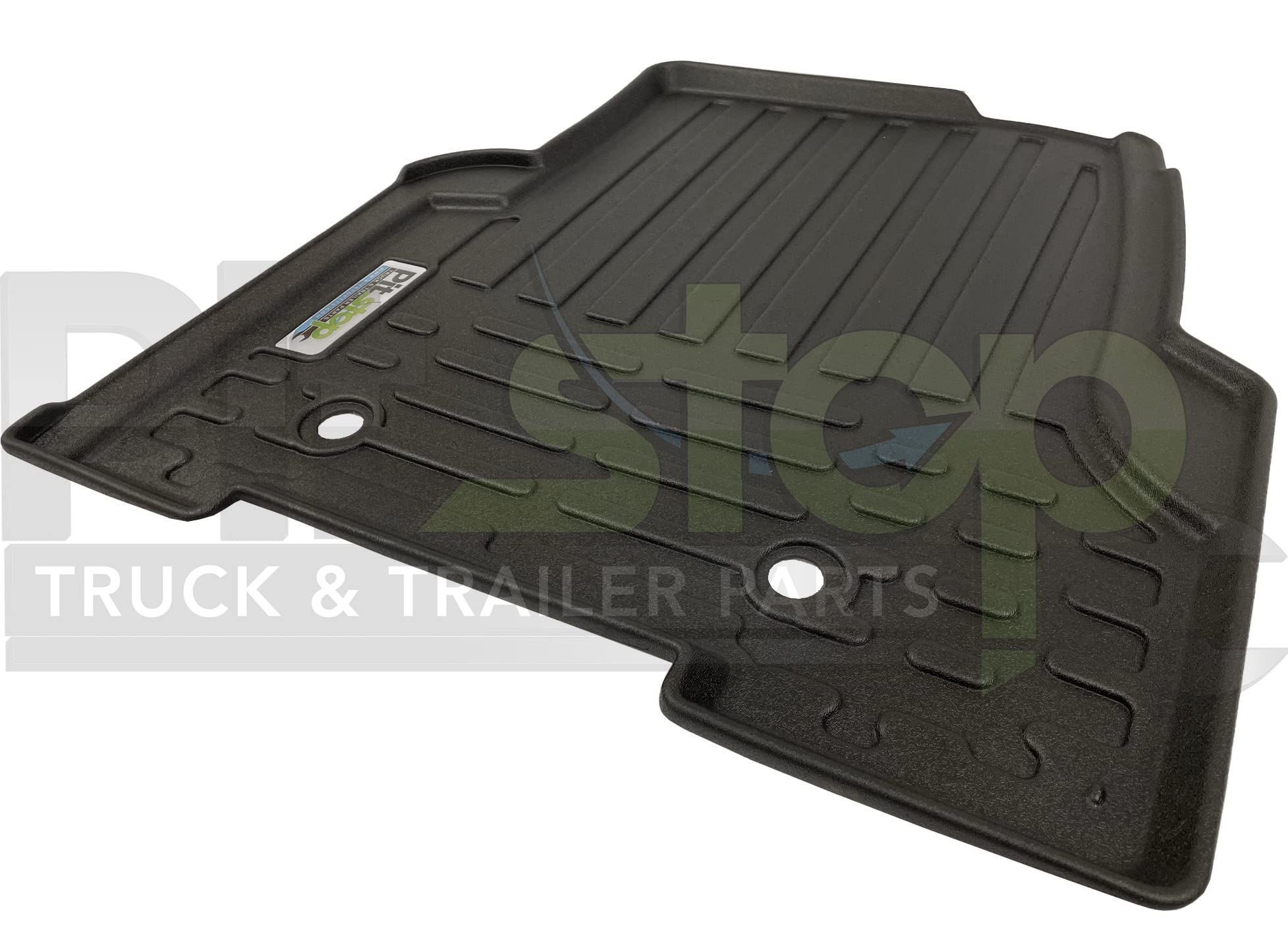 Durable Thermoplastic All-Weather Floor Mats 3-Piece Set for Volvo VNL 2004-2017 - Heavy Duty Protection Against Mud, Snow & Spills - Perfect for Truckers & Long Haul Drivers