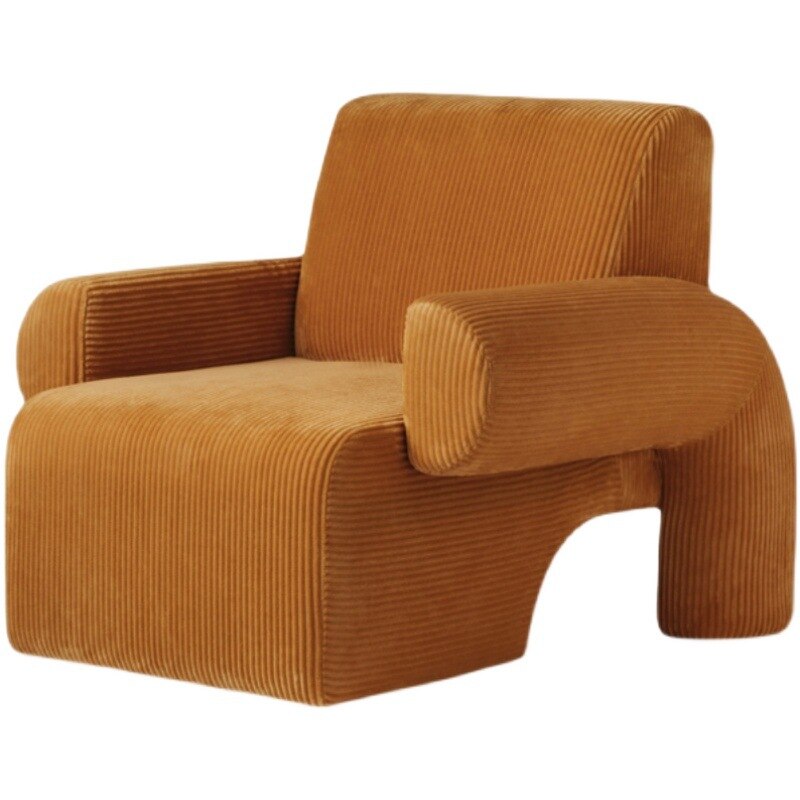 Stylish Corduroy Settee - Plush Comfort for Living Room, Bedroom & Office - Modern Home Decor Furniture