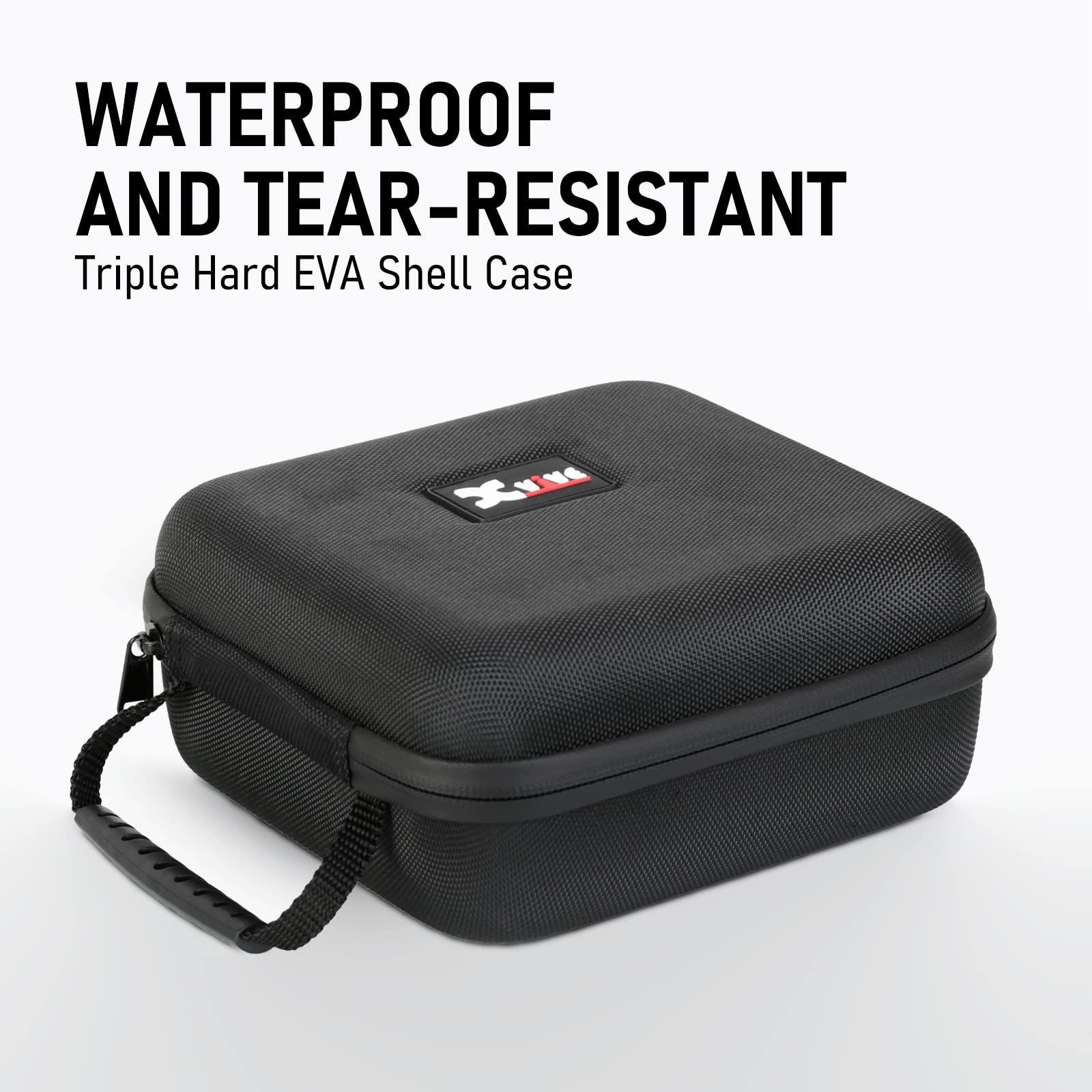 Xvive CU4R4 Hard Case for U4R4 Wireless In-Ear Monitor System - Triple Layer EVA Shell Protection - Perfect for Musicians, DJs & Live Performances