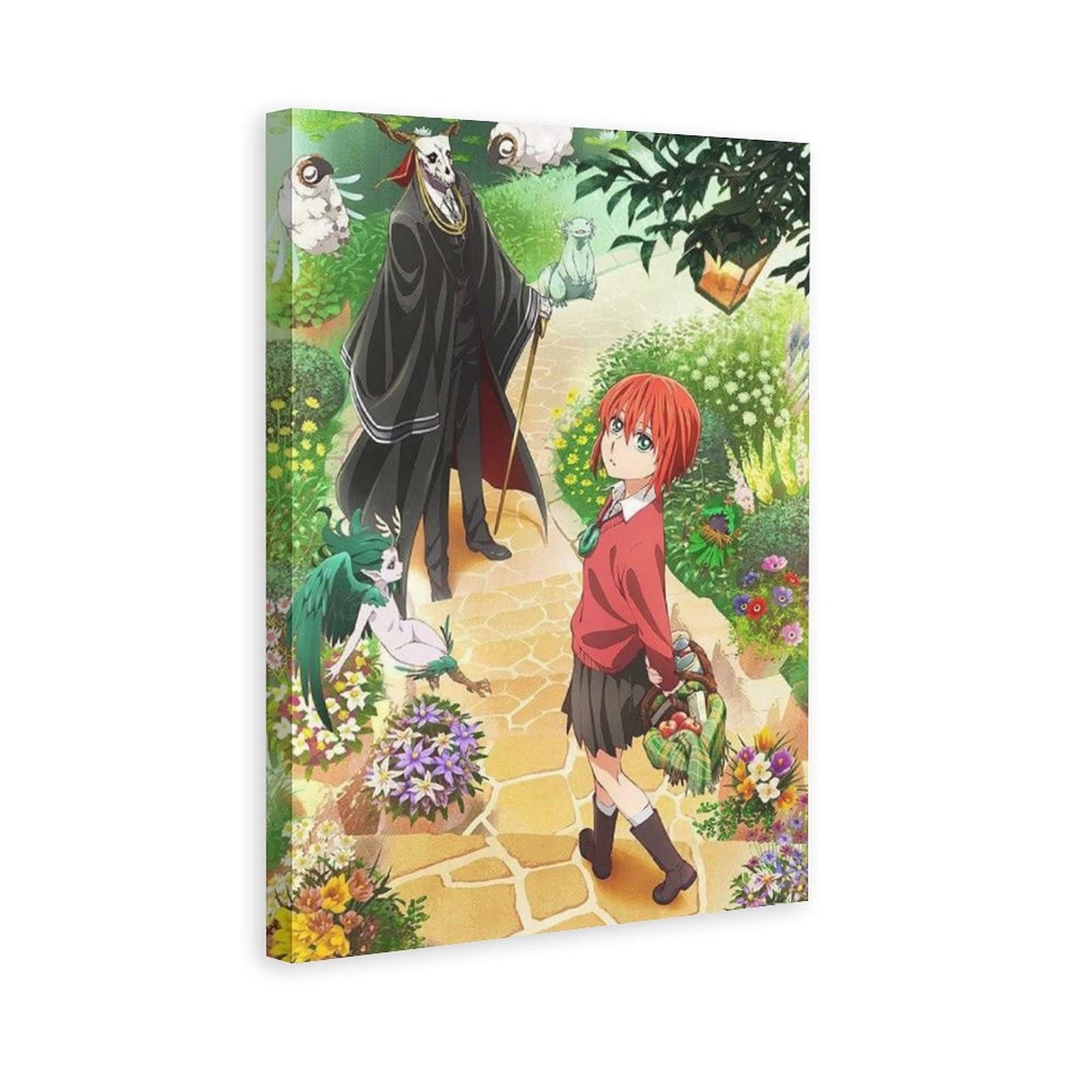 KUKUALE Anime The Ancient Magus' Bride Poster - 12×18 Inches (30×45cm) Canvas Wall Art for Kids Room, Bedroom, Office & Gift - Perfect for Anime Fans & Home Decor