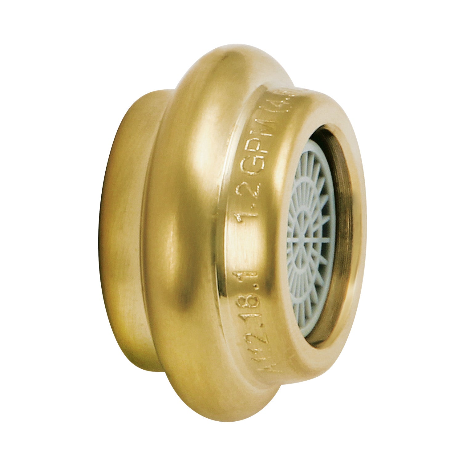 Cal Green Z12KBSA1797 1.2 GPM Brushed Brass Female Aerator - Water-Saving Bathroom & Kitchen Faucet Accessory for Modern Homes