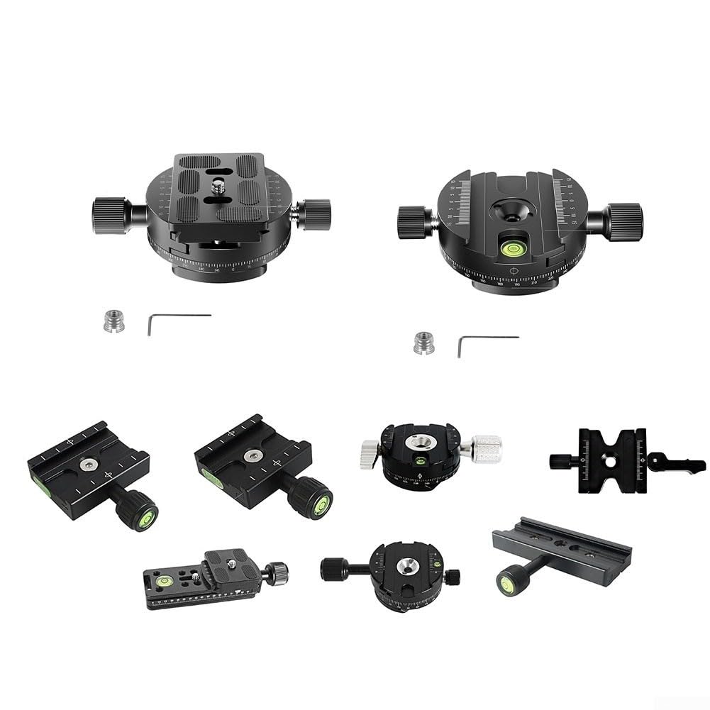 Professional Aluminum Tripod Ball Head Adapter with 1/4