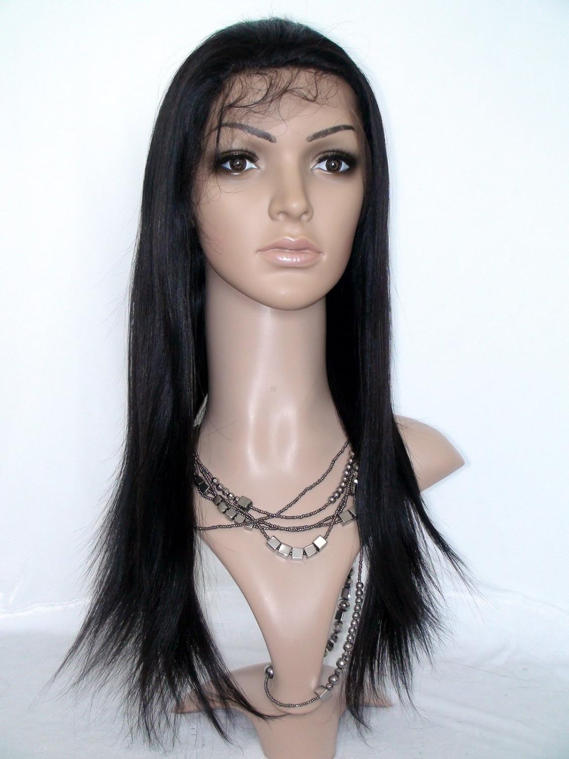 VIRGIN HUMAN HAIR FRONT LACE WIG LUCY ST 22 | Natural Looking Straight Hair Wig for Women | Perfect for Daily Wear, Cosplay & Special Occasions