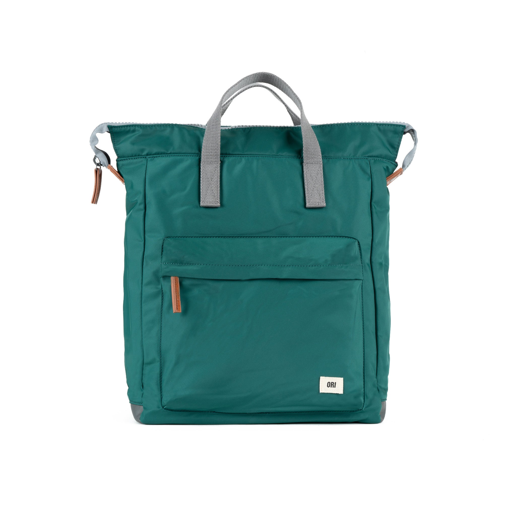 Bantry B Teal Recycled Nylon Backpack - Eco-Friendly Water-Resistant Laptop Bag for Work, Travel & School - Sustainable Durable Daypack for Men & Women