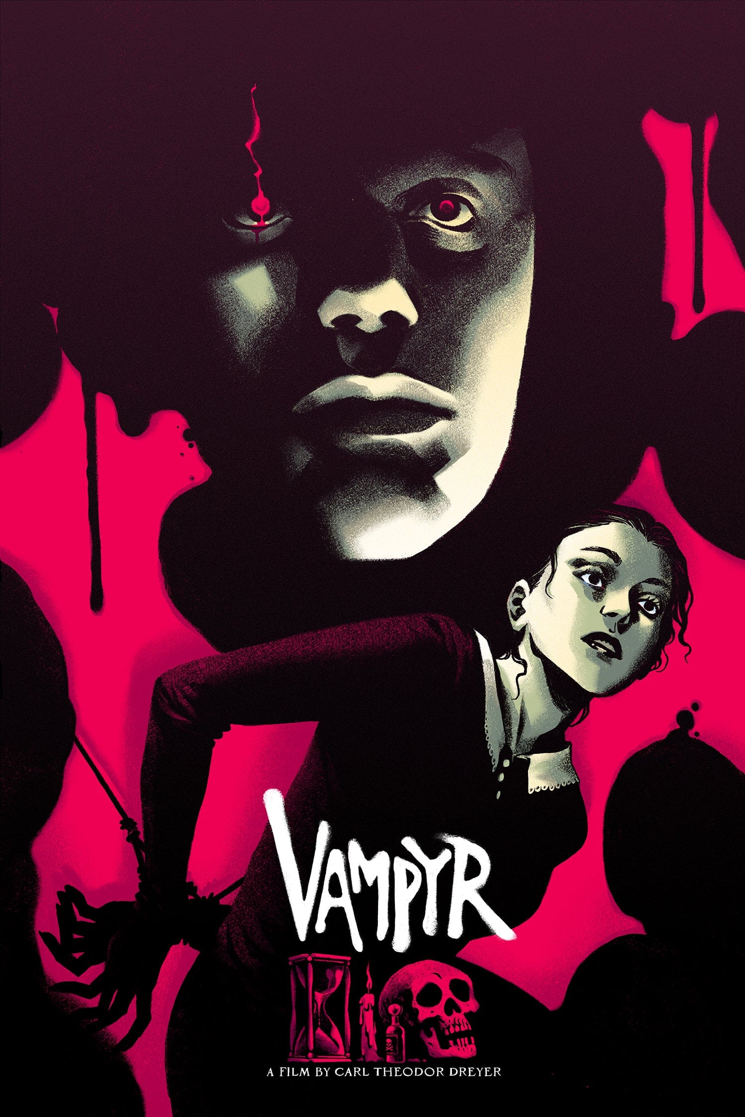 Black Dragon Press x Mondo #32: Vampyr Movie Poster - Vintage Horror Film Art Print for Home Theater Decor & Gothic Wall Art Collection