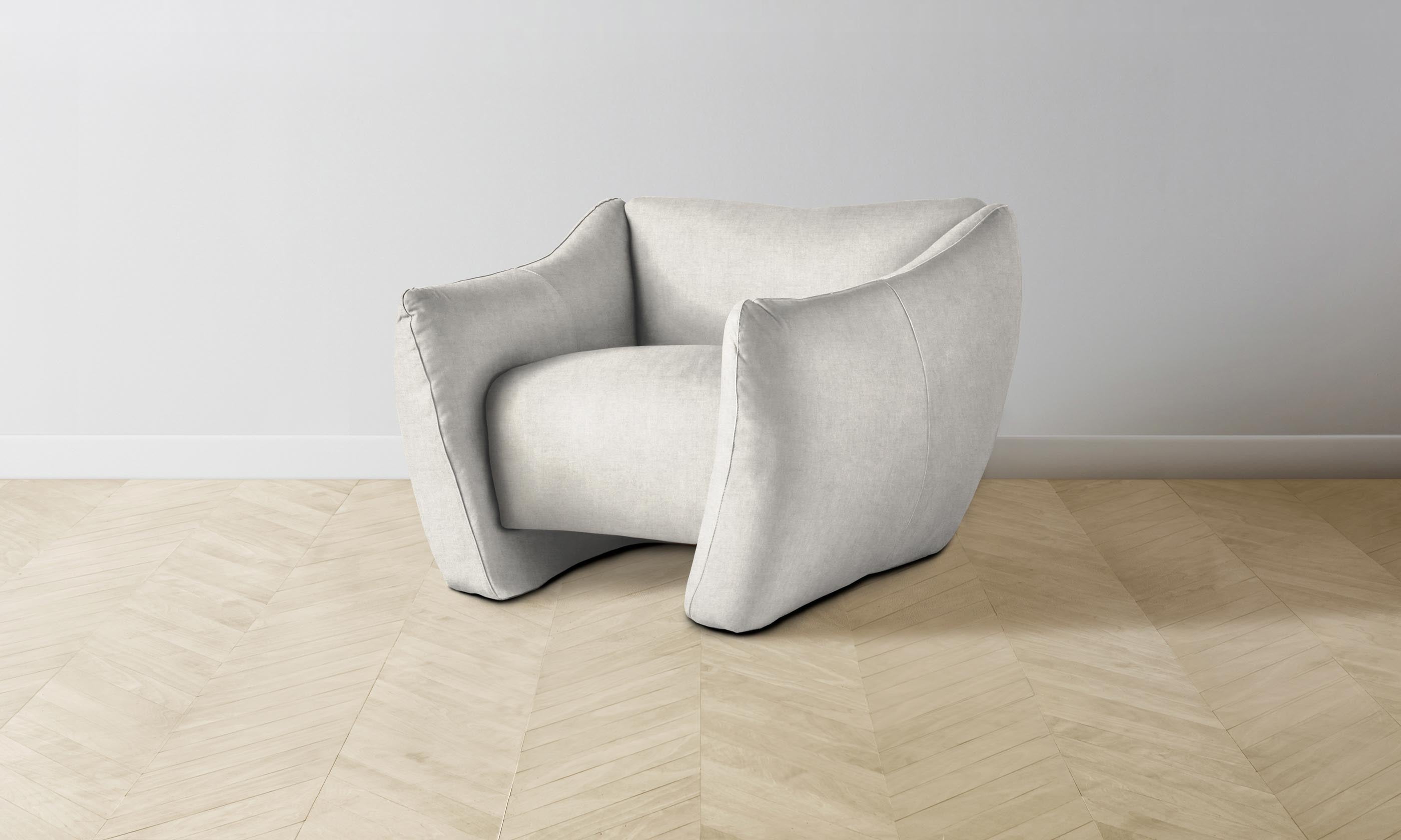 The Bond Chair - Premium Performance Tweed Salt Upholstered Lounge Chair for Home & Office - Perfect for Living Rooms, Reading Nooks, and Cozy Workspaces
