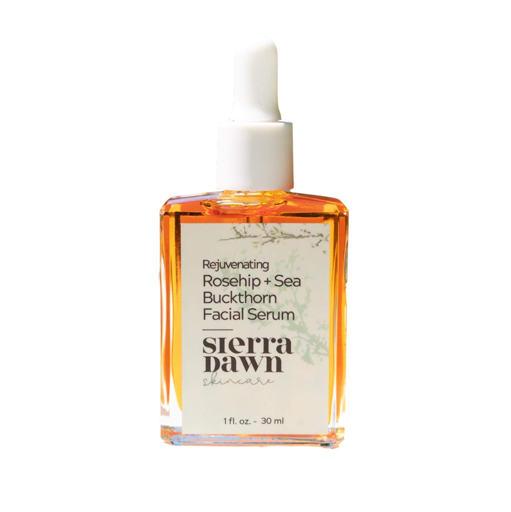 Sierra Dawn Skincare Rejuvenating Rosehip & Sea Buckthorn Facial Serum - Anti-Aging Face Serum for Dry Skin, Wrinkles & Fine Lines - Perfect for Night Routine & Daily Hydration