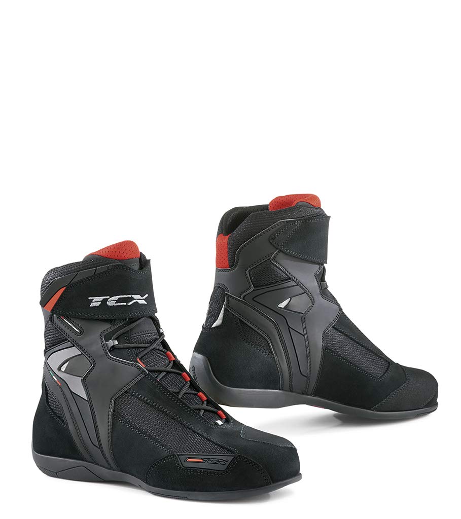 TCX Men's Vibe Waterproof Motorcycle Boots - Durable Riding Boots for All Weather Protection | Ideal for Touring, Commuting & Adventure Riding