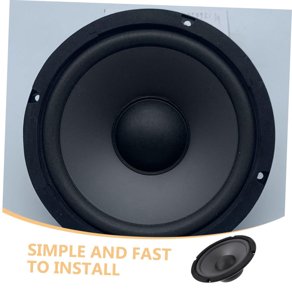 Angoily Coaxial Stereo Car Door Speakers 2pcs - Full Range Universal Fit Audio Speakers for Enhanced In-Car Music Experience