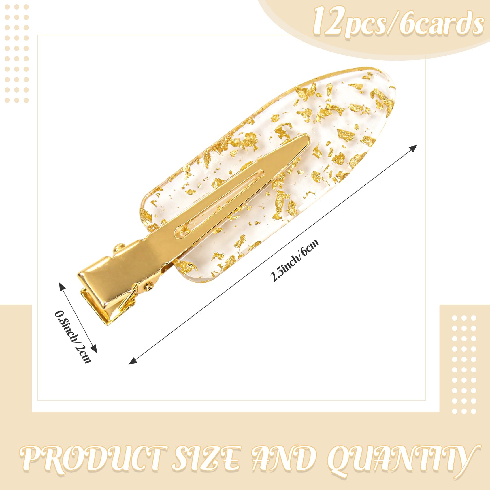 No Bend Glitter Hair Clips - Creaseless Setting for Bridesmaids, Weddings & Styling