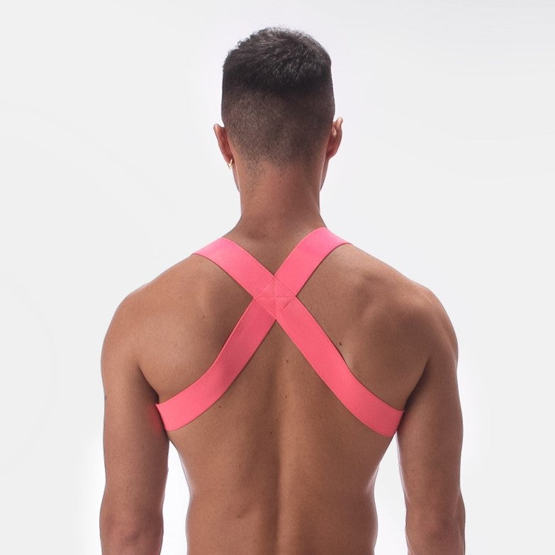 Barcode Berlin Leonsh Dog Harness in Neon Pink - Reflective, Adjustable Pet Vest for Small to Medium Dogs - Perfect for Night Walks, Jogging & Outdoor Adventures
