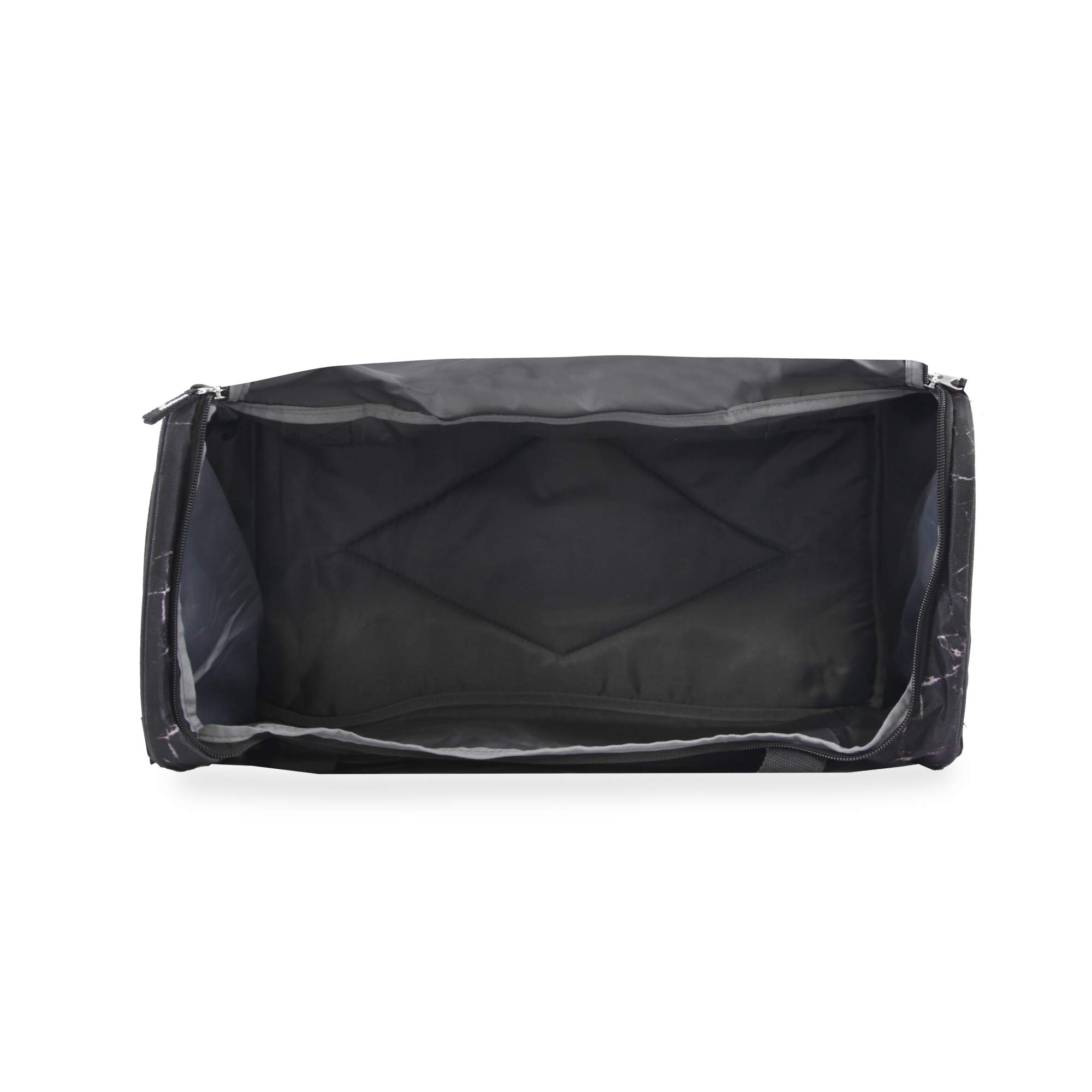 Pacific Coast Signature Medium Travel Duffel Bag - Water-Resistant Black Carry-On Luggage for Gym, Weekend Trips & Outdoor Adventures (One Size)