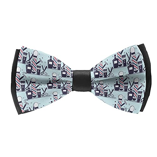 Barber Shop Tools Pattern Sky Blue (6)