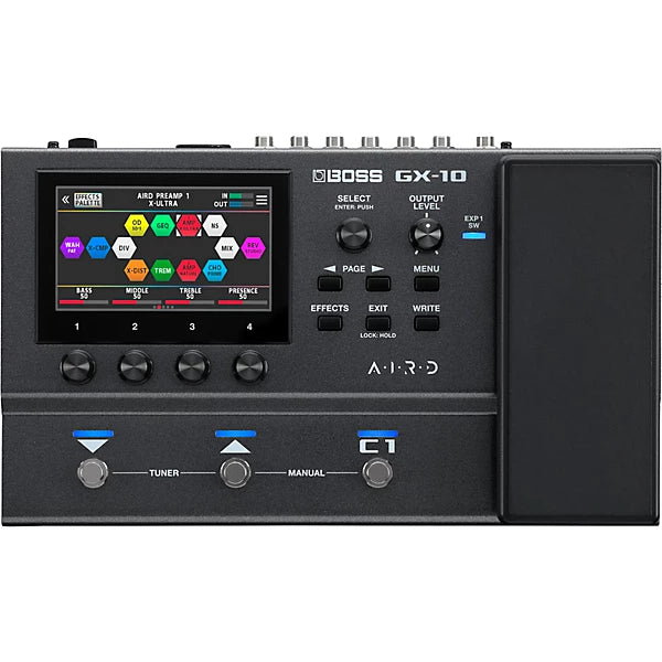 Boss GX-10 Guitar Multi-Effects Processor Pedal - Professional Digital Guitar Effects Unit for Recording & Live Performance