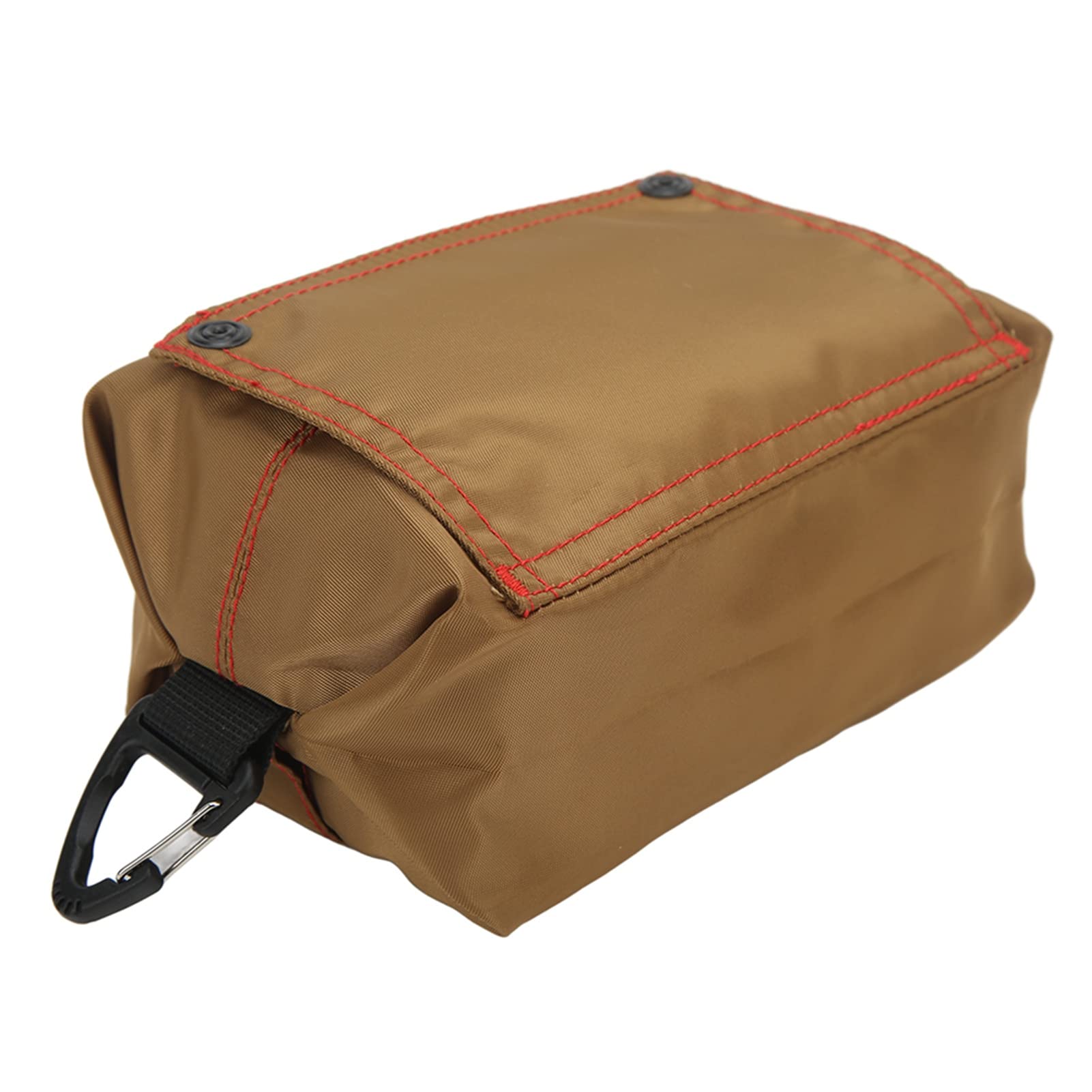 Socobeta Waterproof Outdoor Napkin Bag - Lightweight Foldable Tissue Holder for Picnic, Camping, BBQ Party & Car Travel (Brown) - Perfect for Beach, Hiking & Outdoor Dining