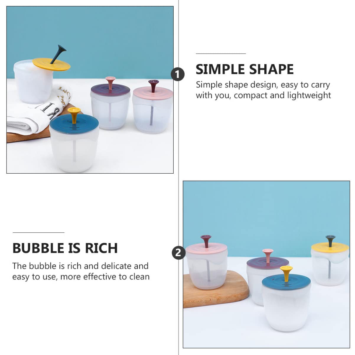 Gentle Foaming Face Wash Maker | Compact Bubble Cleanser Cup for Daily Skincare | Perfect for Travel & Home Use