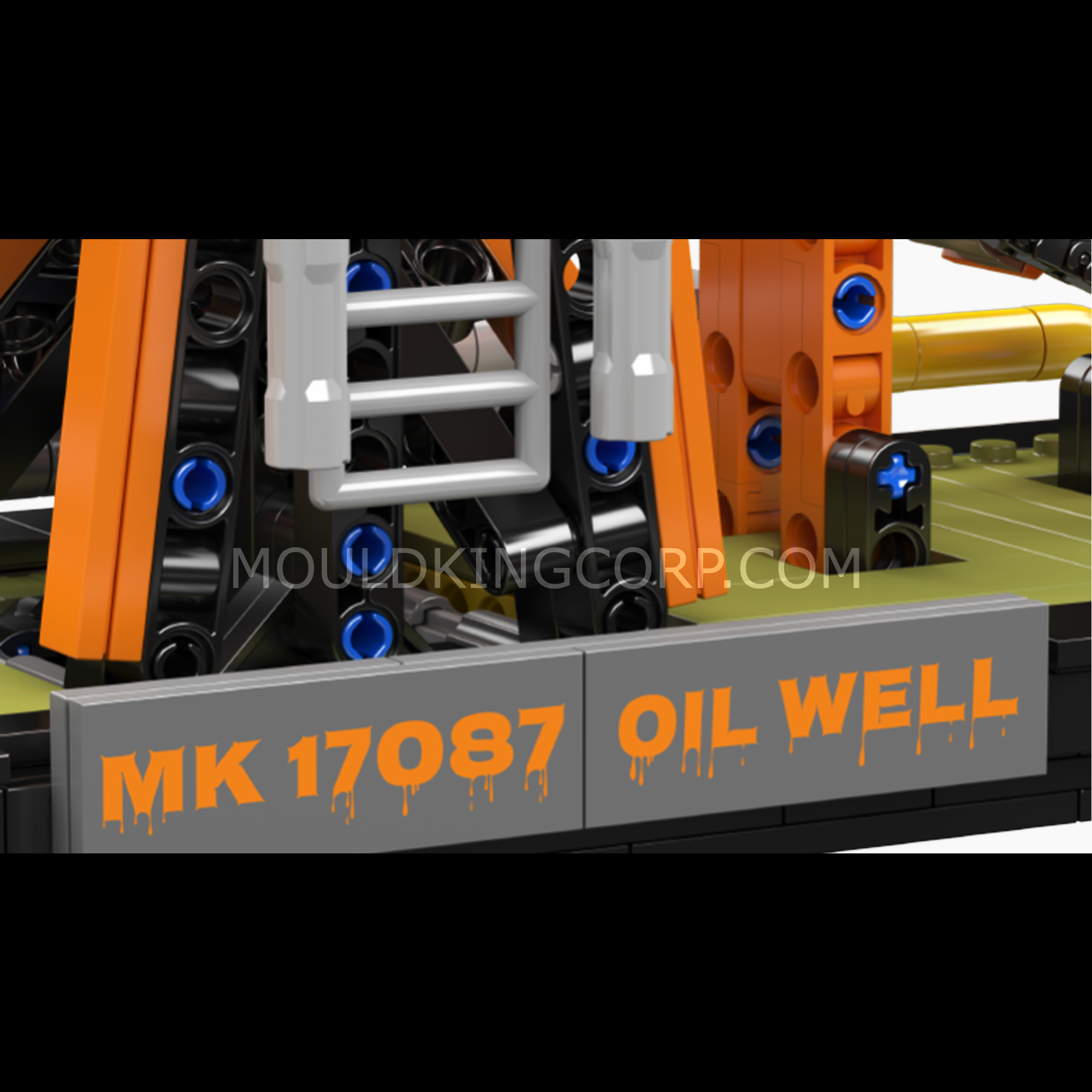Mould King 17087 Oil Well Building Blocks Set - 840 PCS STEM Construction Toy for Kids & Adults | Perfect for Educational Play, DIY Projects & Collector Display
