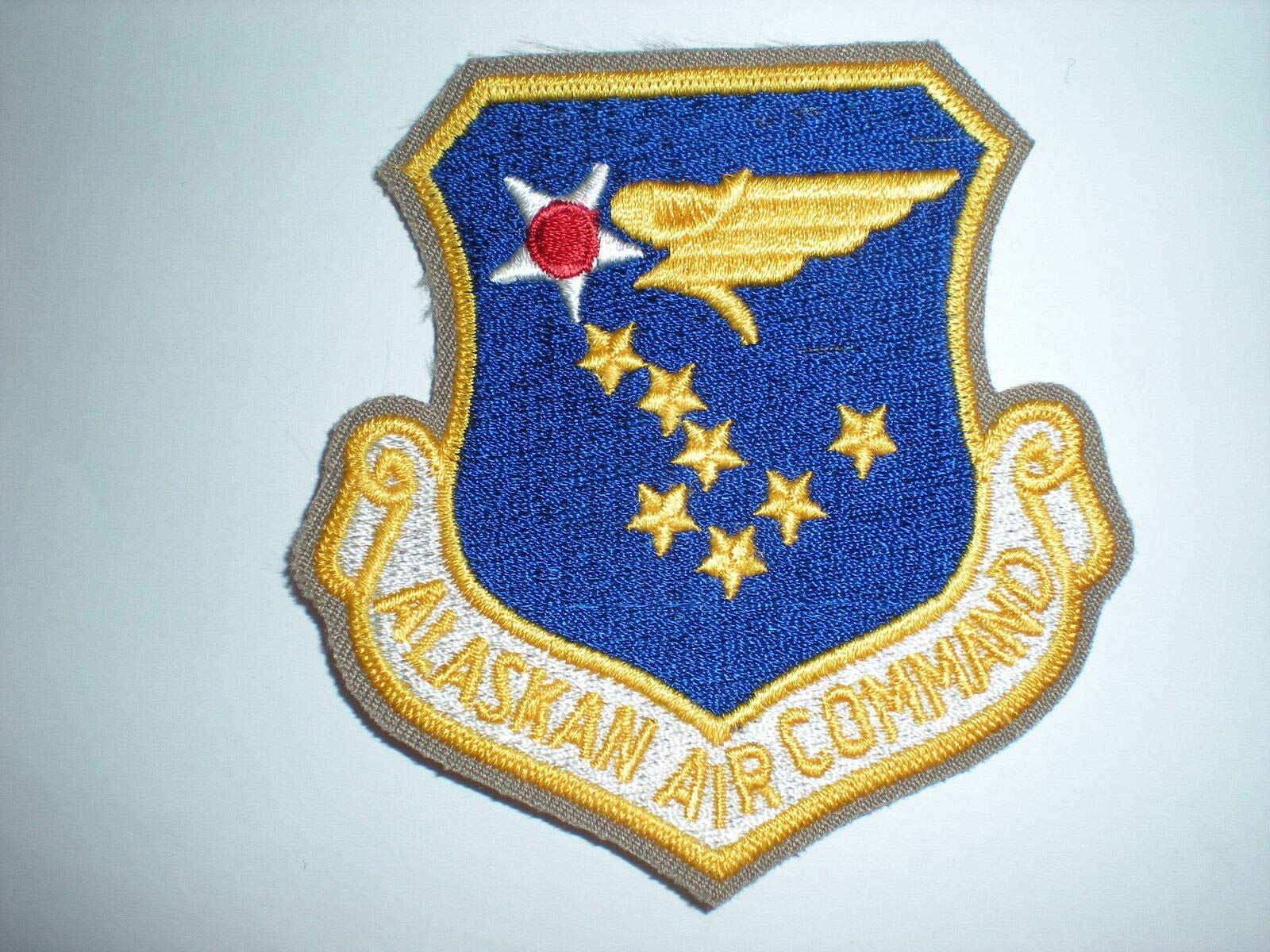 Custom Embroidered Patches for Women & Men - USAF Alaskan AIR Command Military Style Iron-On/Sew-On Badges - Perfect for Jackets, Hats, Backpacks & DIY Crafts