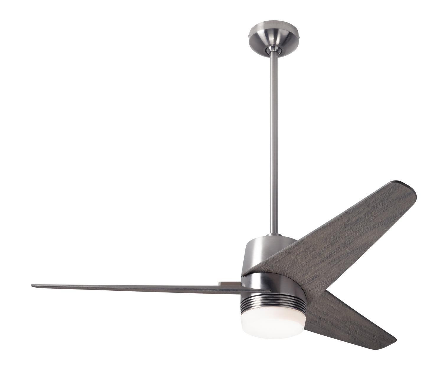 Modern Fan Co Vel Bn 48 Gy 853 WC - 48 Inch Ceiling Fan with Remote Control, Energy Efficient, Quiet DC Motor - Perfect for Living Room, Bedroom, and Outdoor Spaces