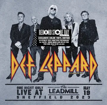 Def Leppard Live at the Leadmill RSD 24 Limited Edition Vinyl LP Record - Exclusive Record Store Day Release, Collectible Music Album for Rock Fans, Perfect for Home Listening & Gift Giving