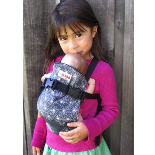 Beco Mini Doll Carrier for Toddlers - Adjustable Baby Doll Sling, Soft & Lightweight for Ages 2-5 - Perfect for Pretend Play, Role Play & Outdoor Adventures (Paige Design)