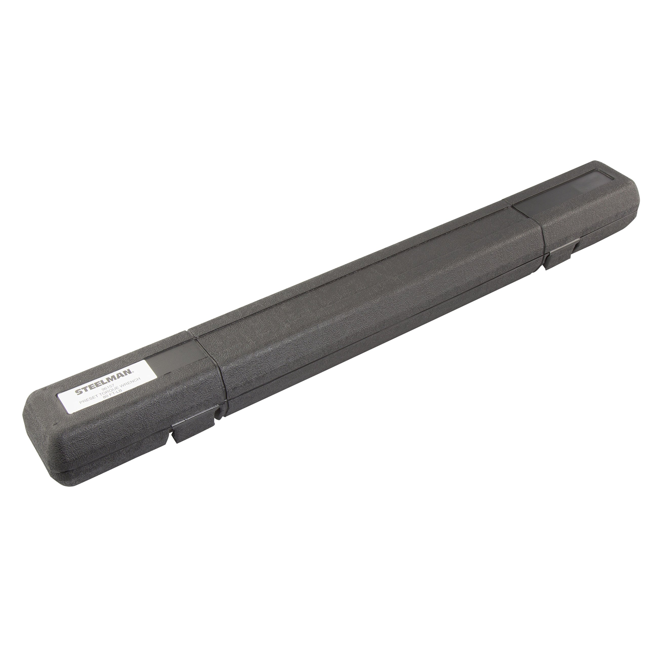 Steelman 1/2-Inch Drive 80 ft-lb Preset Torque Wrench - ASME Certified, Powder Coated Finish for Auto Repair & Tire Service | Perfect for Mechanics, DIY Car Maintenance & Professional Garage Use
