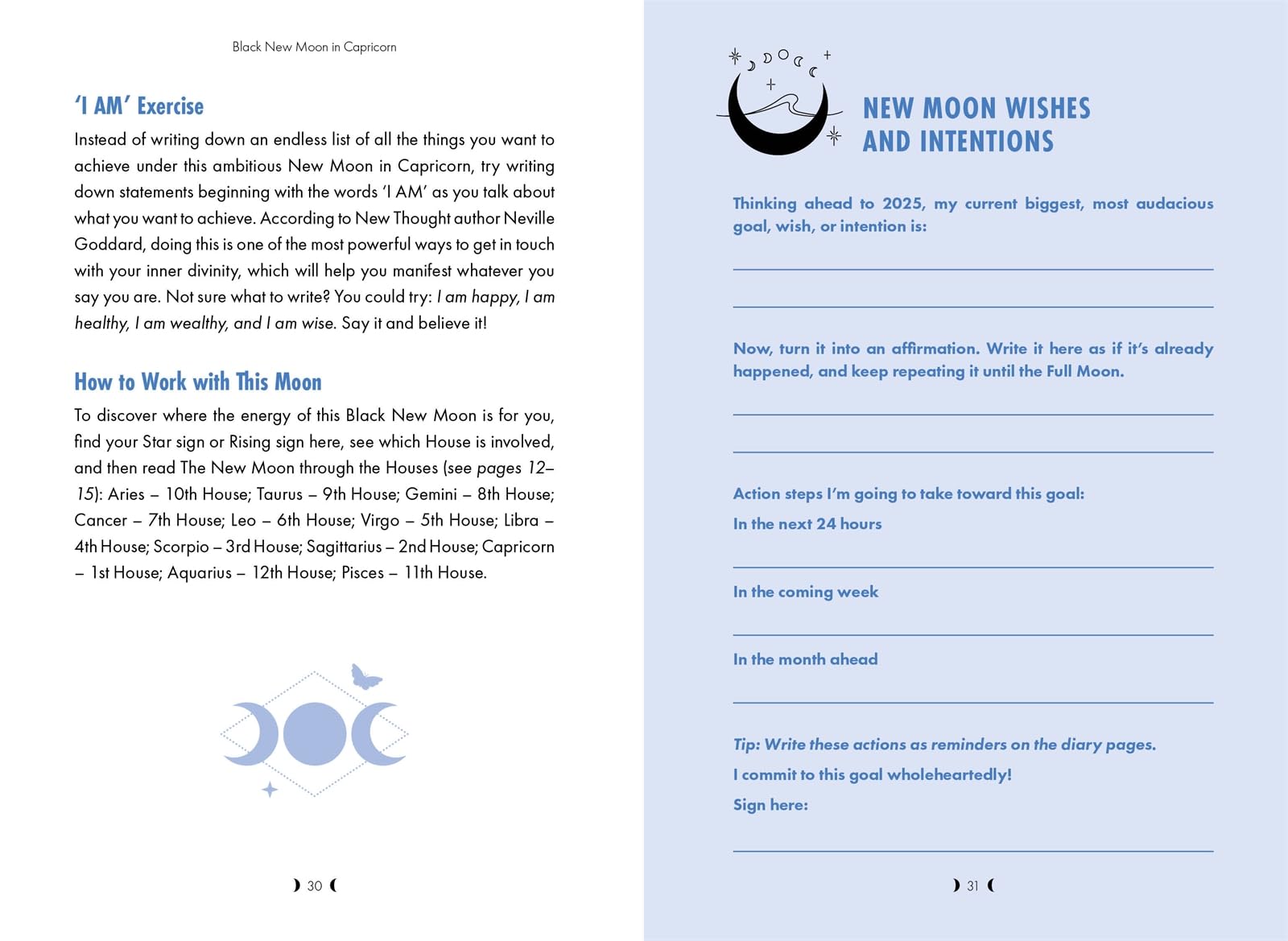 Moonology™ Diary 2025 - Lunar Planner & Astrology Journal for Manifestation, Goal Setting & Moon Phases Tracking | Perfect for Spiritual Growth, Self-Care & Witchcraft Practices