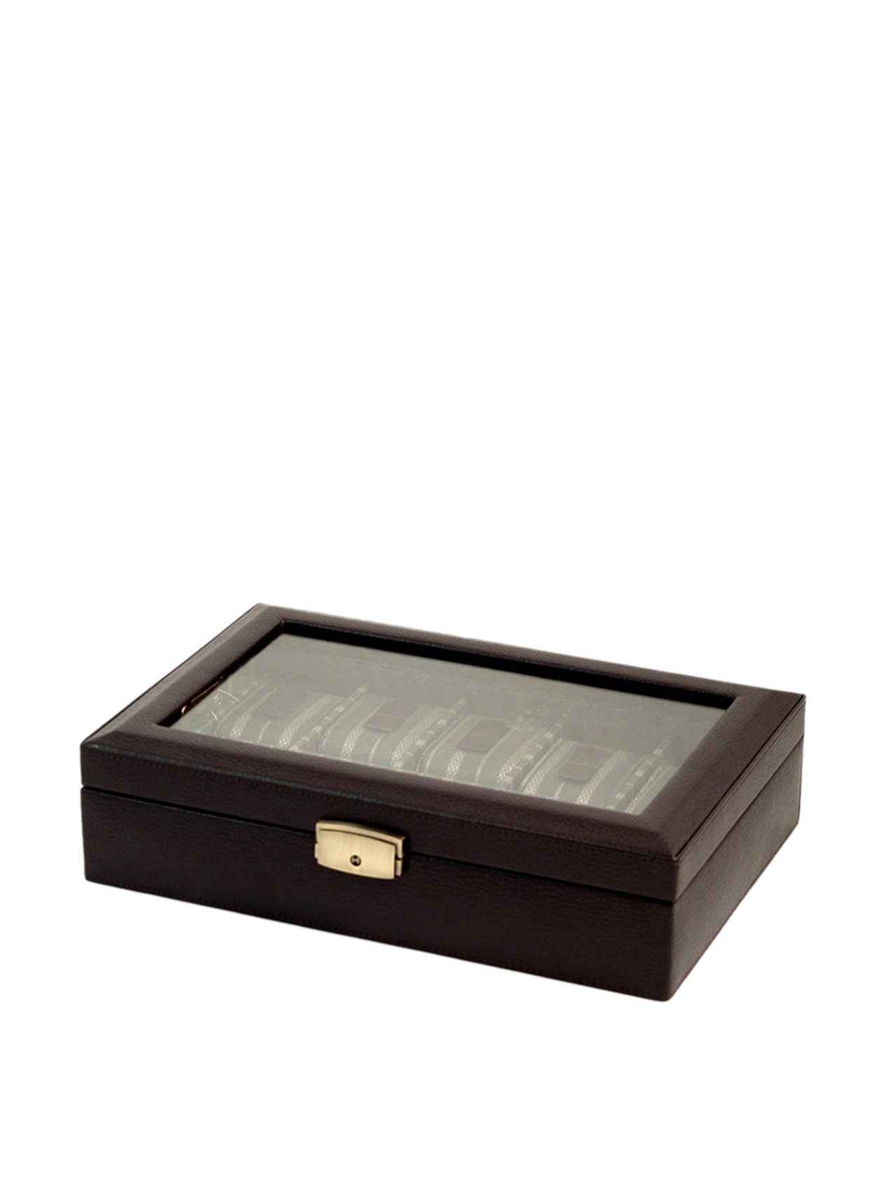 Leather Watch Storage Box Brown - Premium Organizer for Men's & Women's Watches, Travel & Home Display Case