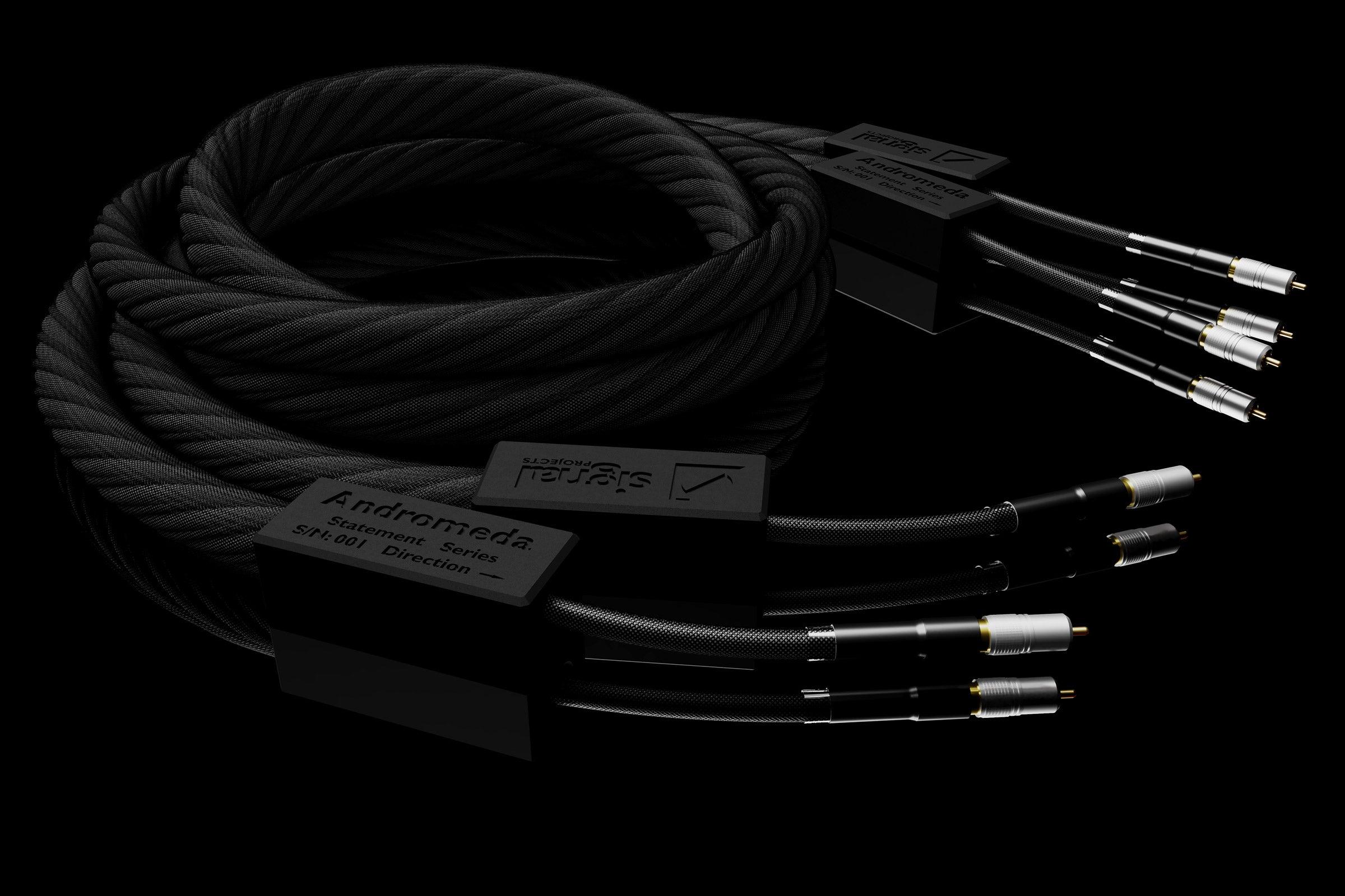 Premium Andromeda RCA Interconnect Cable by Signal Projects - High-Quality Audio Cable for Home Theater, Hi-Fi Systems & Studio Recording