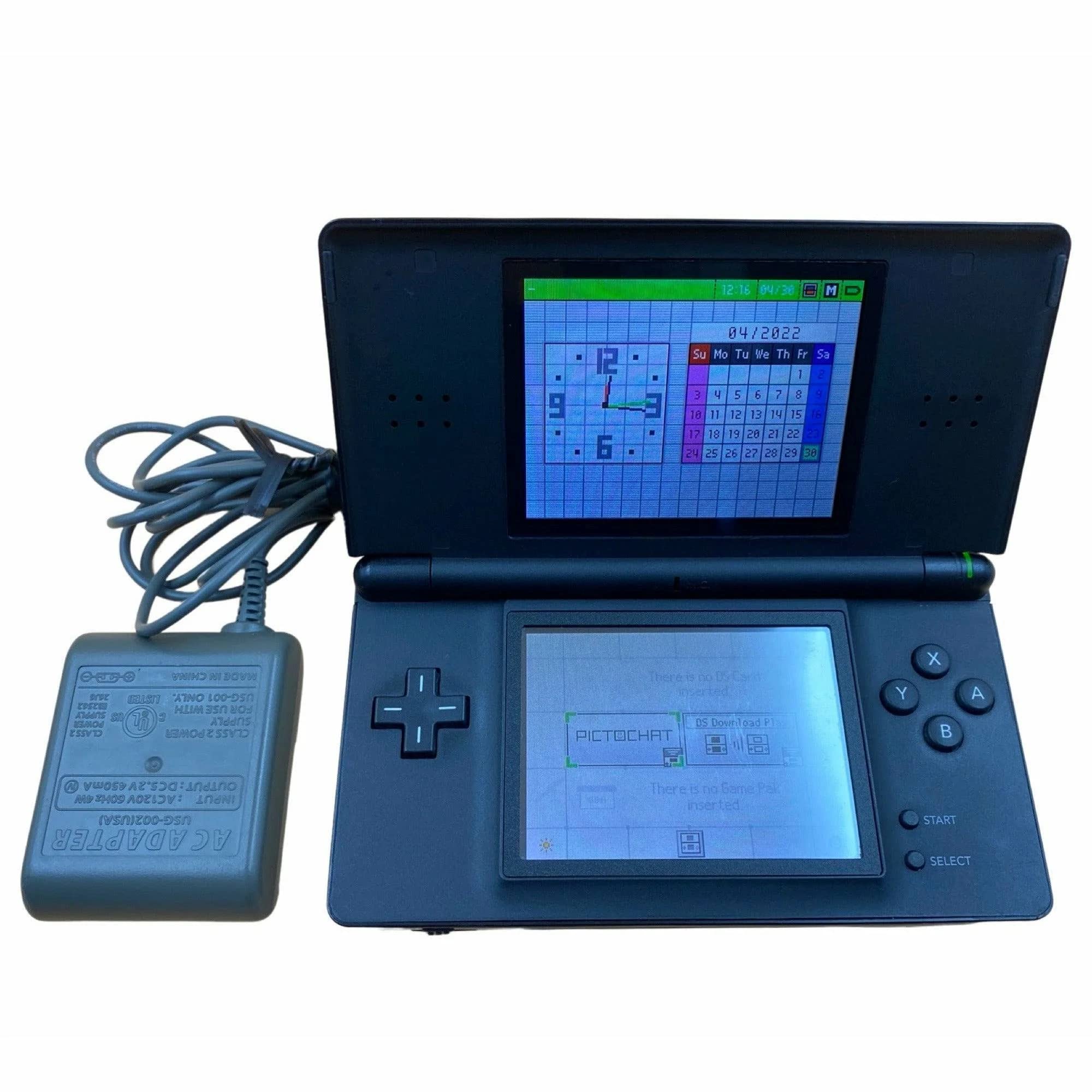 Nintendo DS Lite Black - Portable Handheld Gaming Console for Kids & Adults | Play Classic Games Anywhere - Home, Travel & Commute