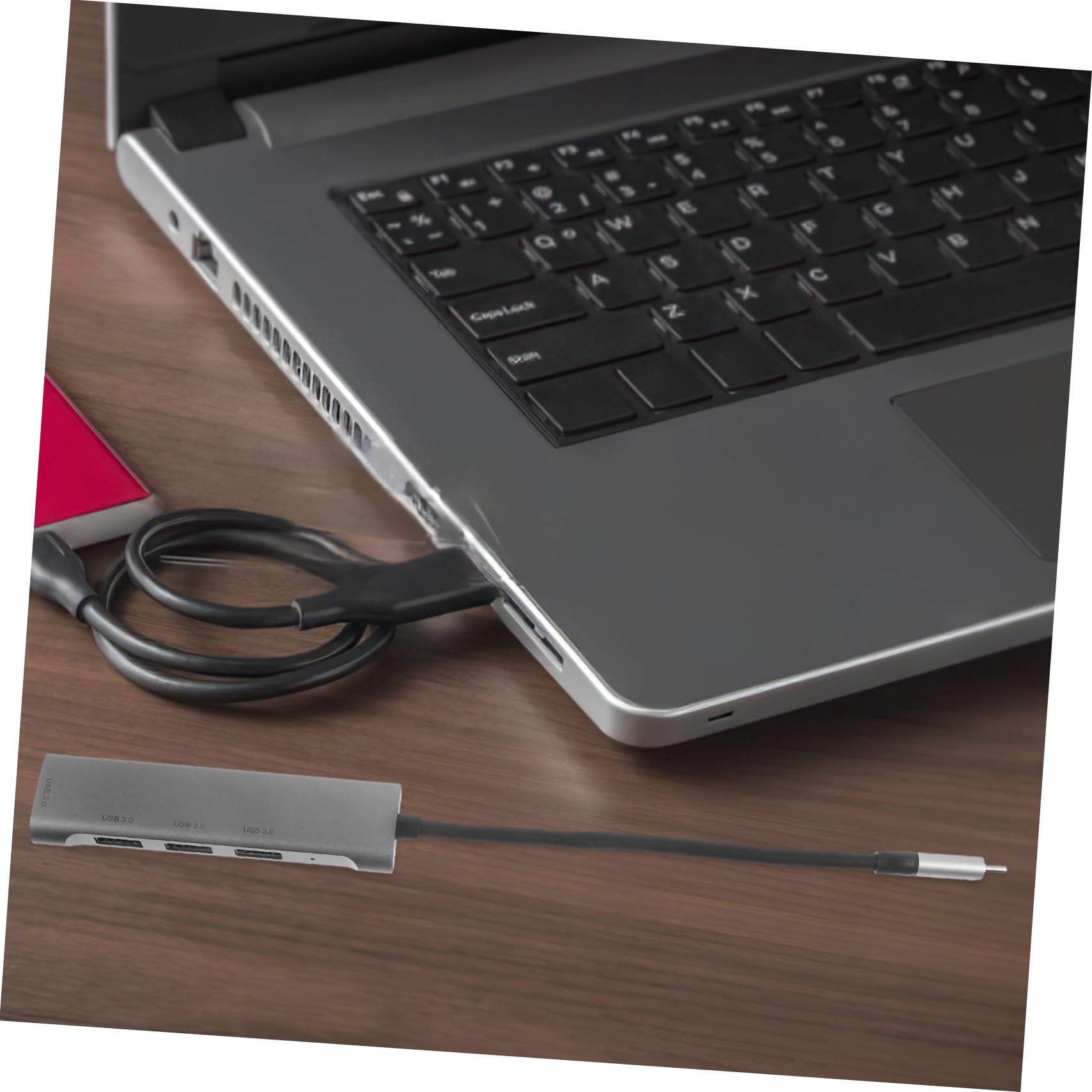 4-Port USB-C Hub for Fast Charging & Data Transfer - Aluminum Alloy Design for Laptop & PC
