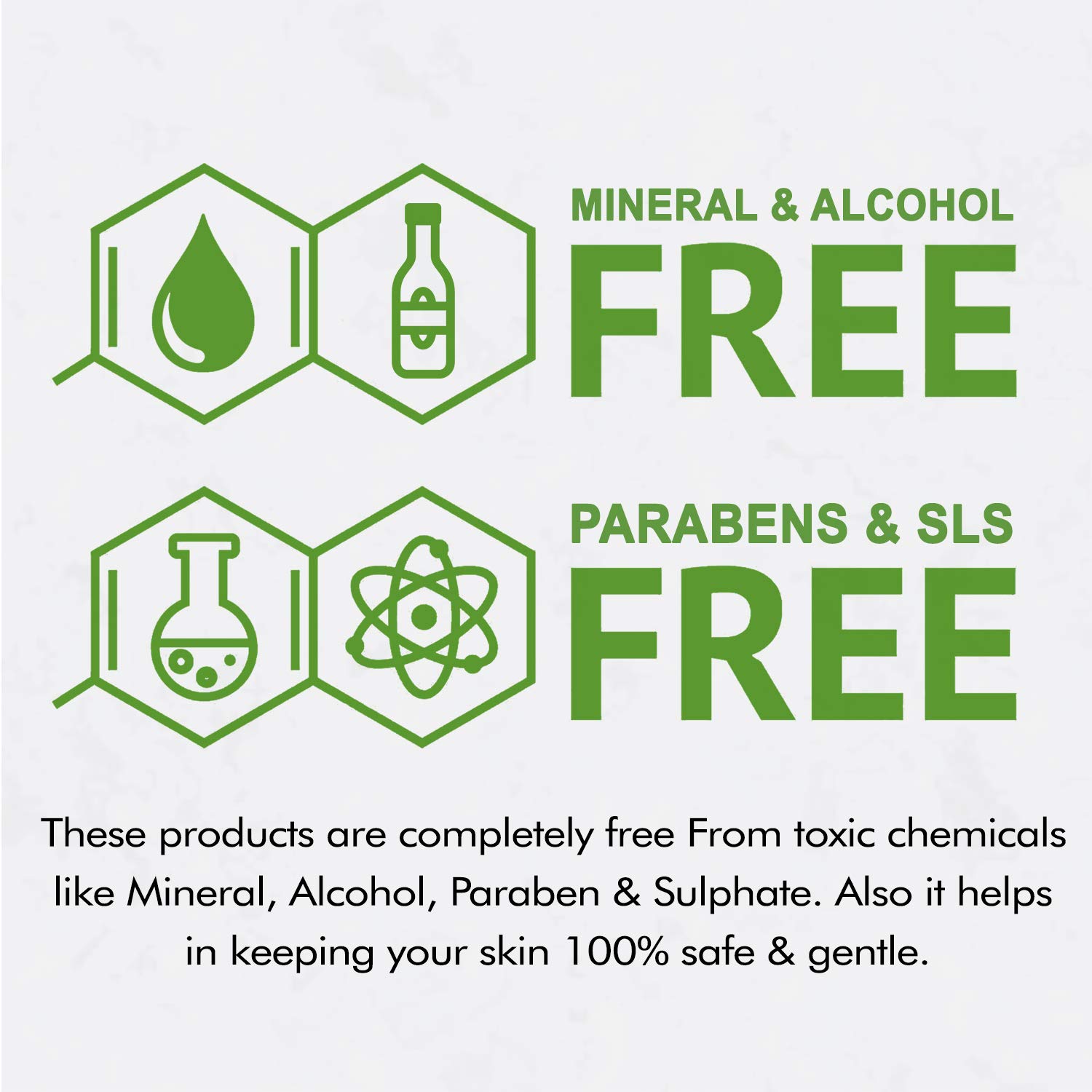 NutriGlow Neem & Tulsi Face Wash for Oily & Acne-Prone Skin - Gentle Moisturizing, Non-Foaming Cleanser - Paraben & Sulfate Free - 65ml (Pack of 5) - Perfect for Daily Skincare Routine & Travel