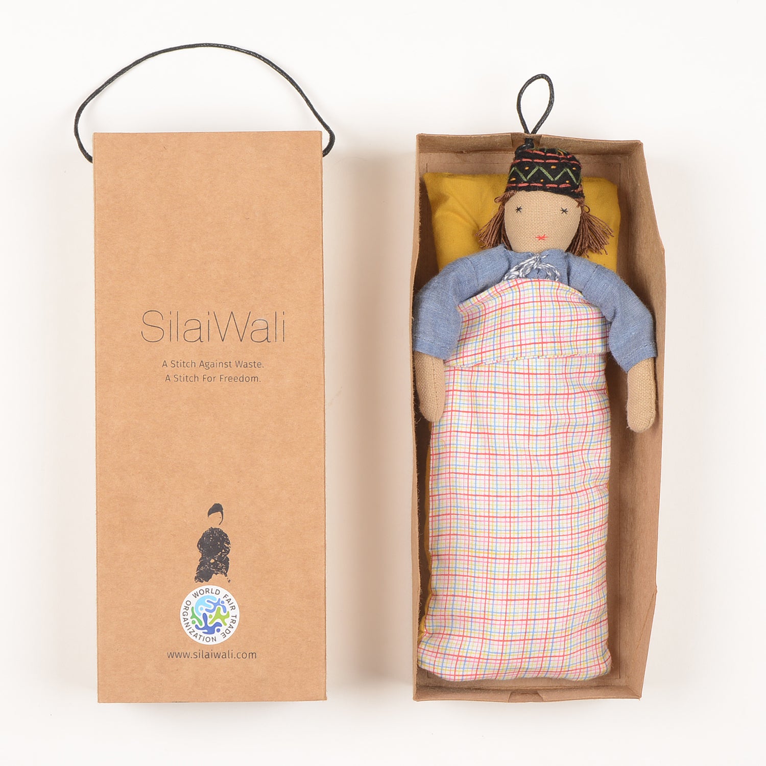 Handmade Mini Traditional Indian Cotton Baby Doll - Soft & Safe for Kids | Perfect for Nursery Decor, Gift, or Cultural Play