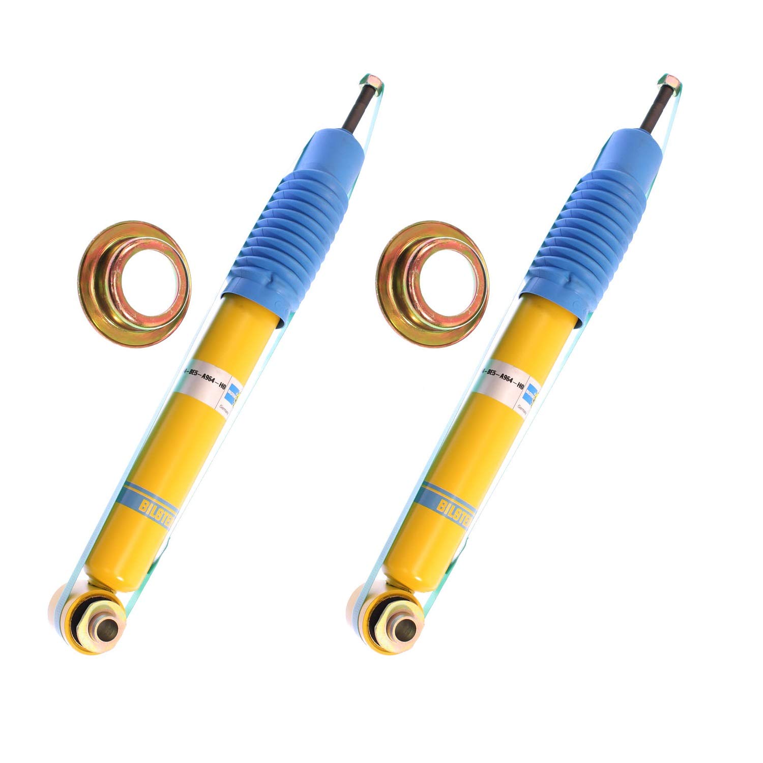 Bilstein B6 Performance Shock Absorbers - Pair Set of 2 for BMW E60 5 Series (2003-2010) | Premium Rear Suspension Upgrade for Smooth Ride & Enhanced Handling | Perfect for Daily Commuting & Performance Driving
