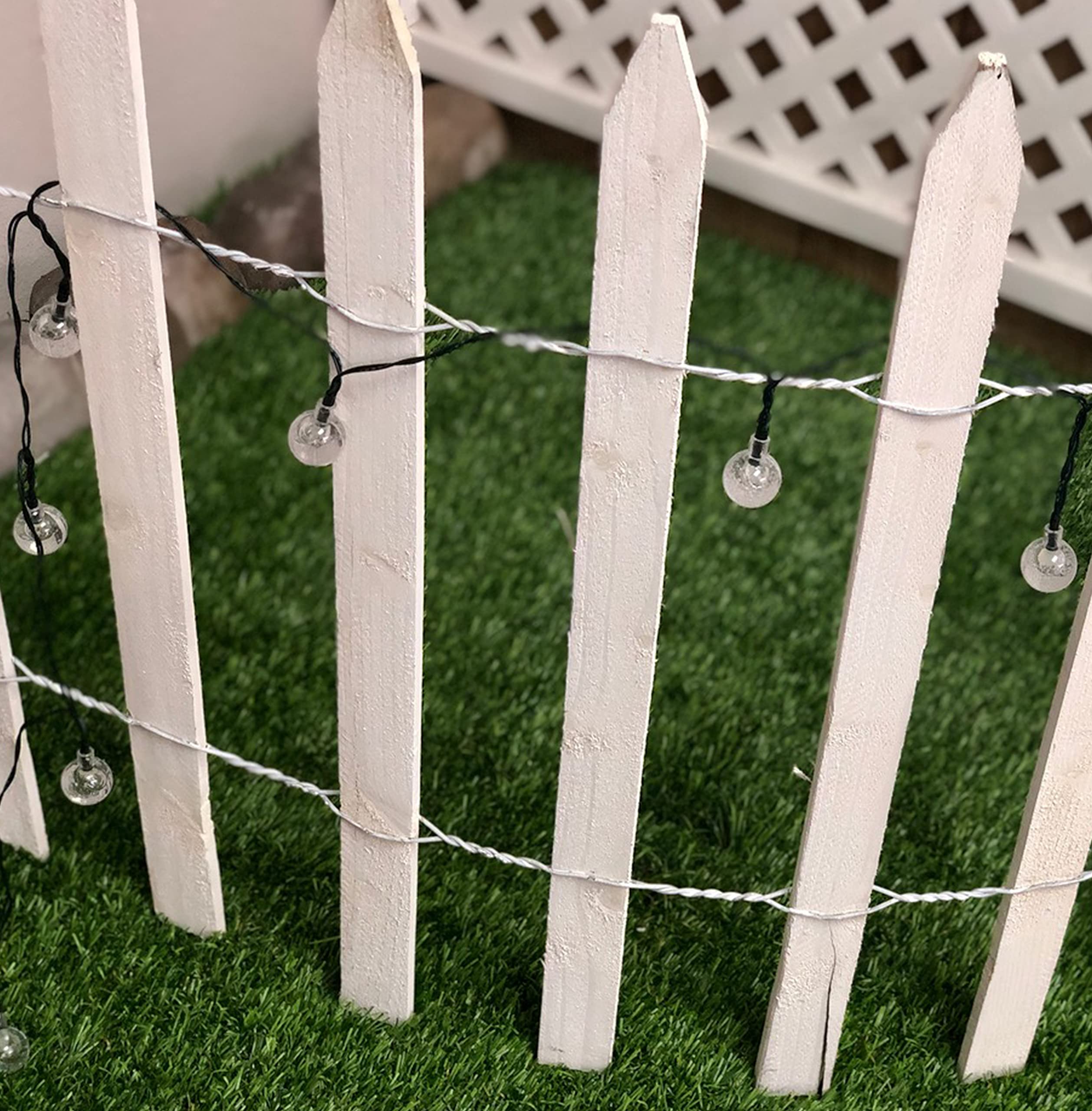 10-Pack LED Globe String Lights Battery Operated with Timer - Waterproof Indoor/Outdoor Fairy Lights for Patio, Garden, Party, Wedding, Christmas Decorations