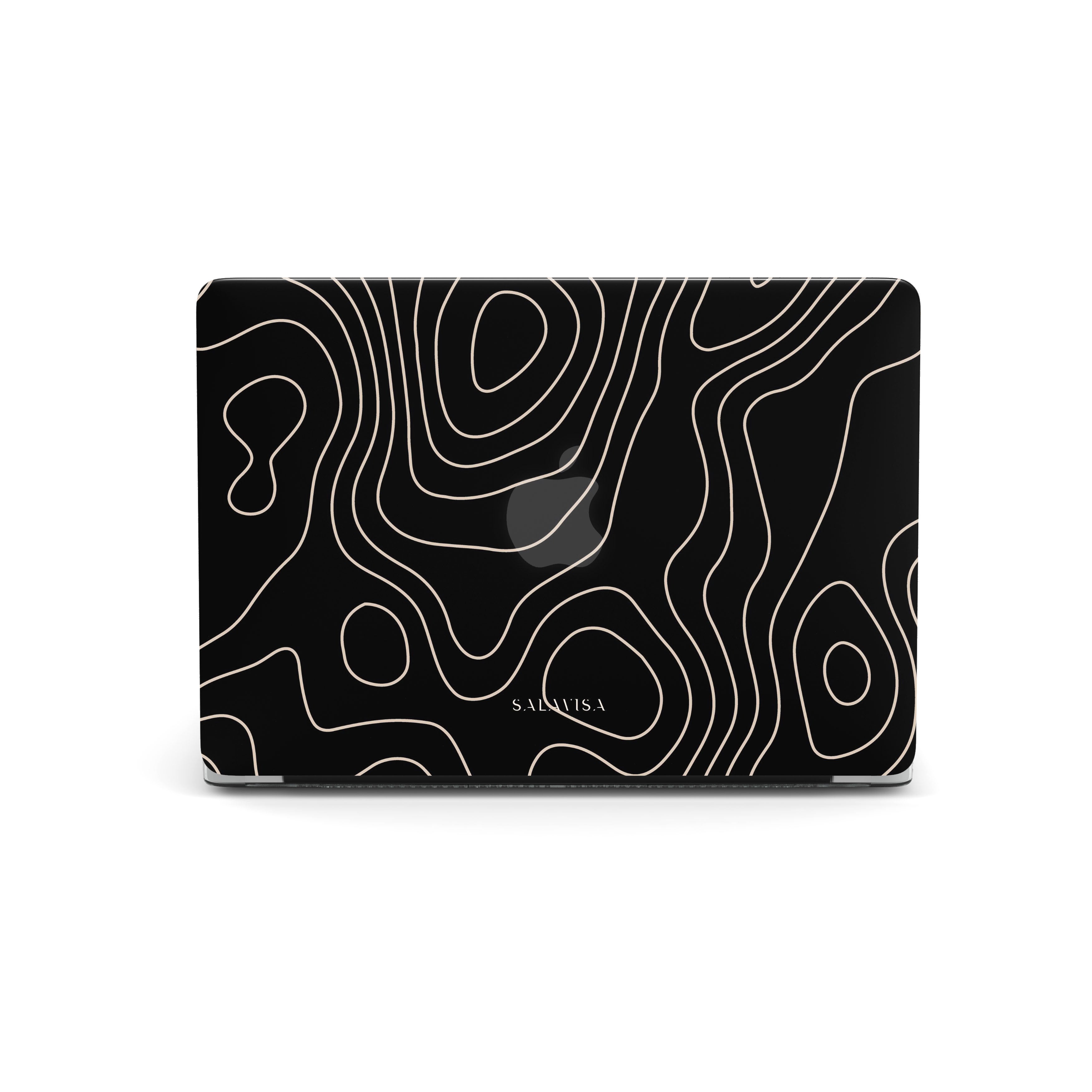 Premium MacBook Case with World Map Design - Durable Protective Cover for MacBook Air & Pro - Perfect for Travel, Office & School Use