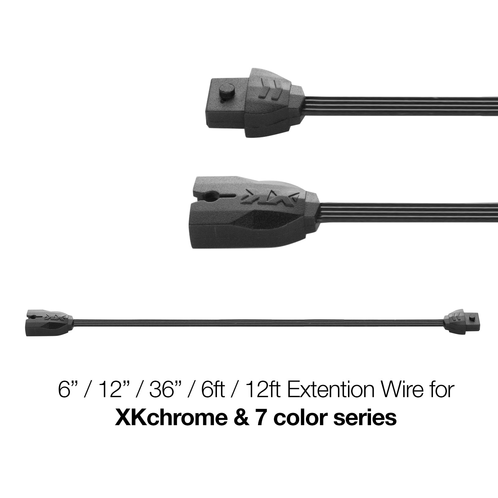12 Inch Heavy Duty Extension Cord - 3 Prong Grounded Power Cable with 15A/125V - Perfect for Home, Office, Workshop & Outdoor Use