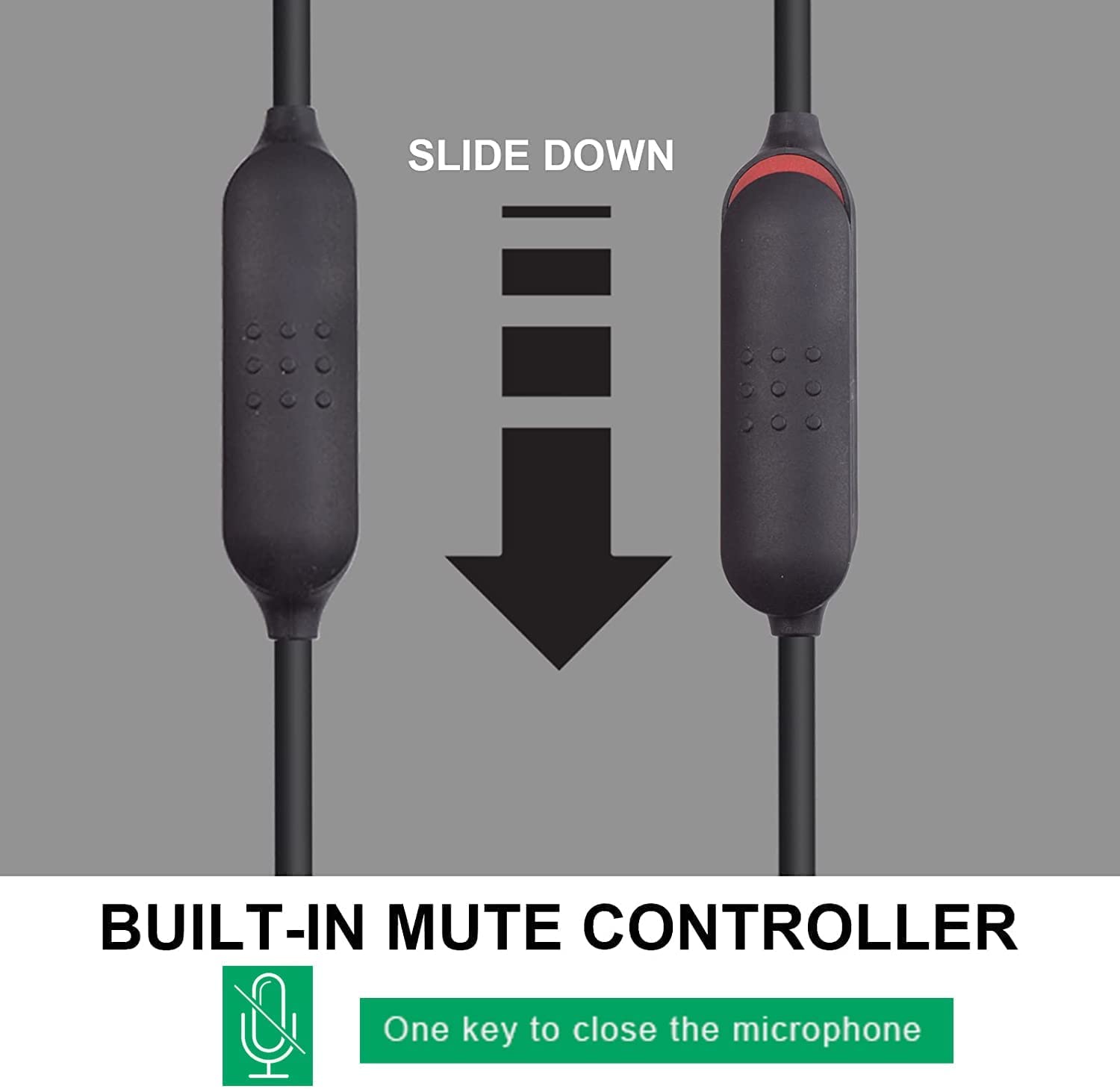 Alitutumao Replacement Boom Microphone Cable for Bose QuietComfort 35 QC35 & QC35 II Headphones - with Mute Button, Compatible with PC, Laptop, PS4, PS5, Xbox One Controller - Perfect for Gaming, Online Meetings & Voice Chat