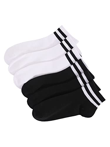 White Black Striped