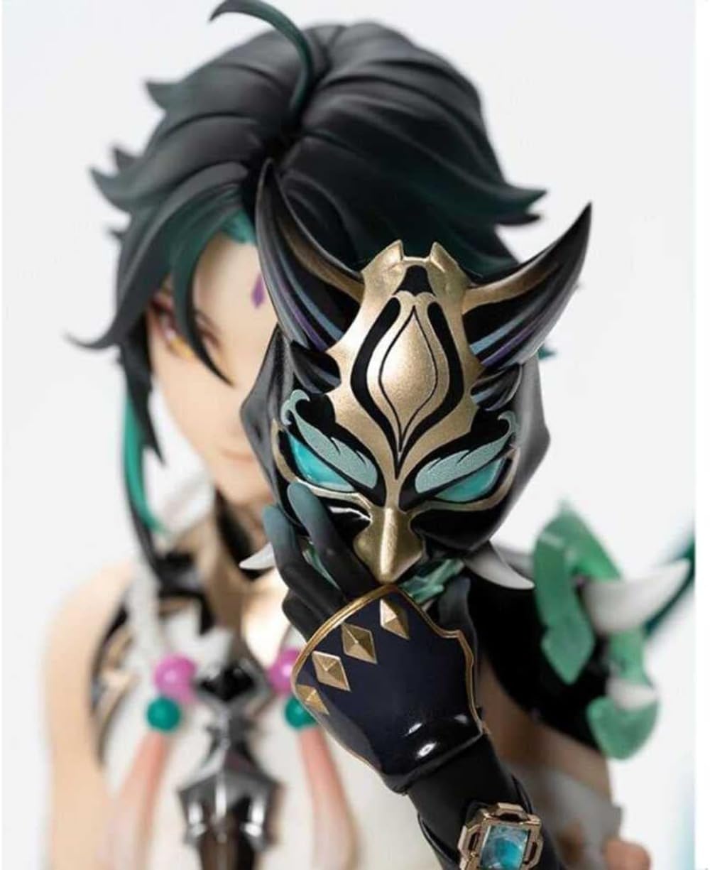 Xiao Genshin Impact Anime Action Figure - 29cm PVC Collectible Statue, Office Decor & Festive Gift for Fans | Perfect for Display, Gaming Room, or Anime-Themed Parties