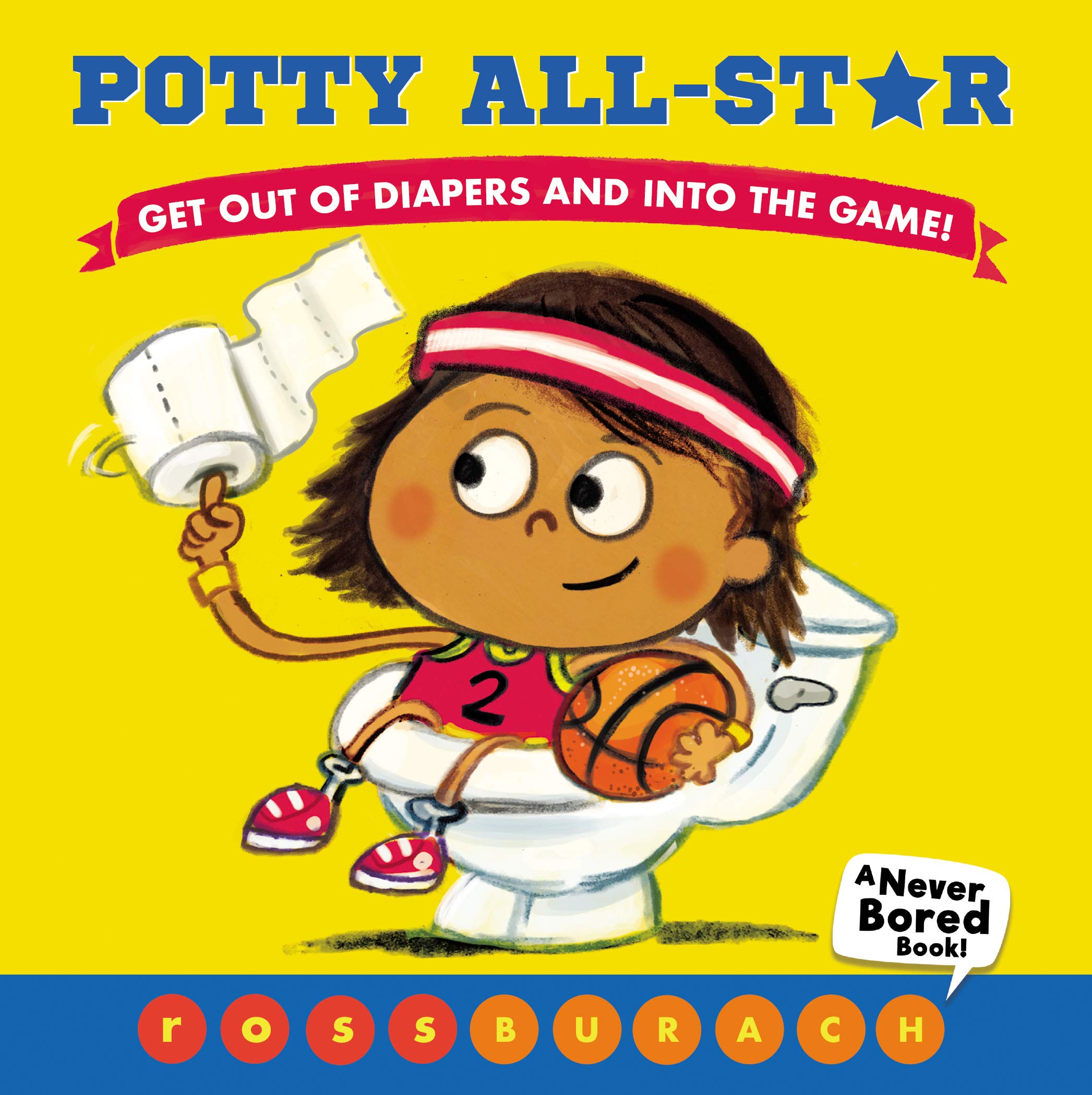 Potty All-Star: Fun and Interactive Potty Training Book for Toddlers – Perfect for Home, Travel, and Daycare Use